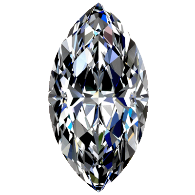 Marquise shaped diamond