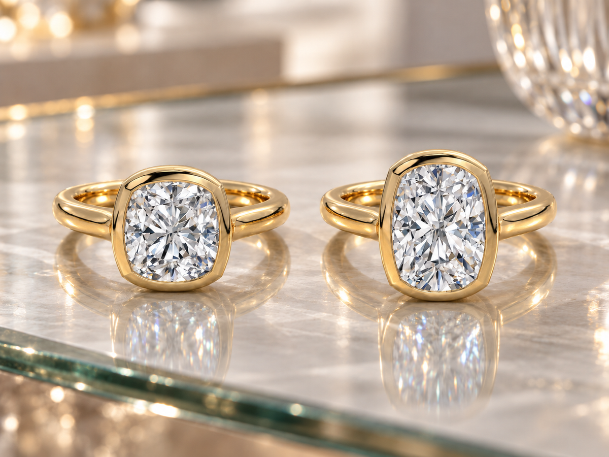 Cushion Cut Engagement Rings: Square vs Elongated, Sparkle, Settings, Sizes and Prices