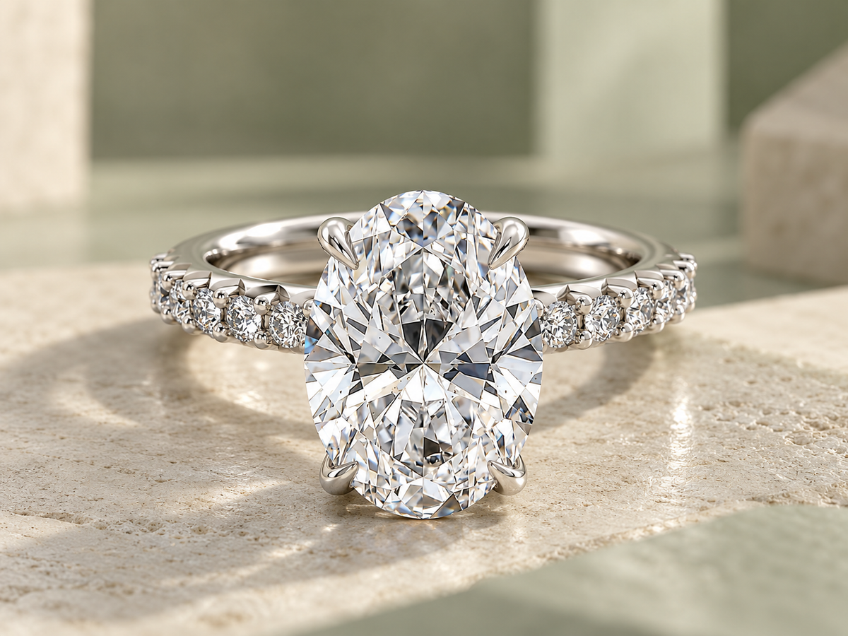 Pavé Band Engagement Rings: Types, Durability, Resizing and Prices