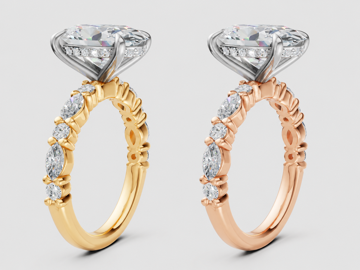 Two-Tone Engagement Rings: Mixing Metals, What It Costs and Which Designs Work