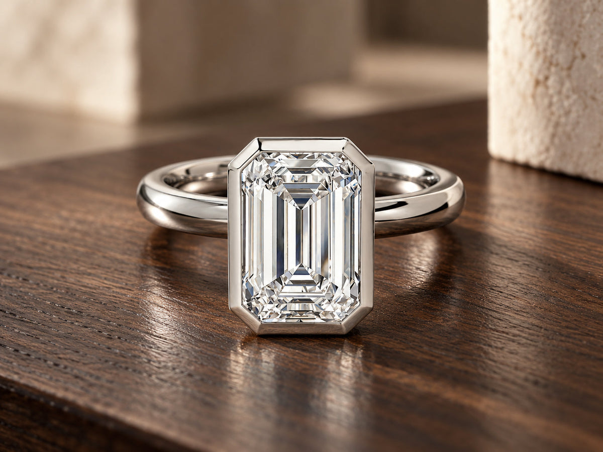 Emerald Cut Engagement Rings: Clarity, Ratio, Settings, Sizes and Prices