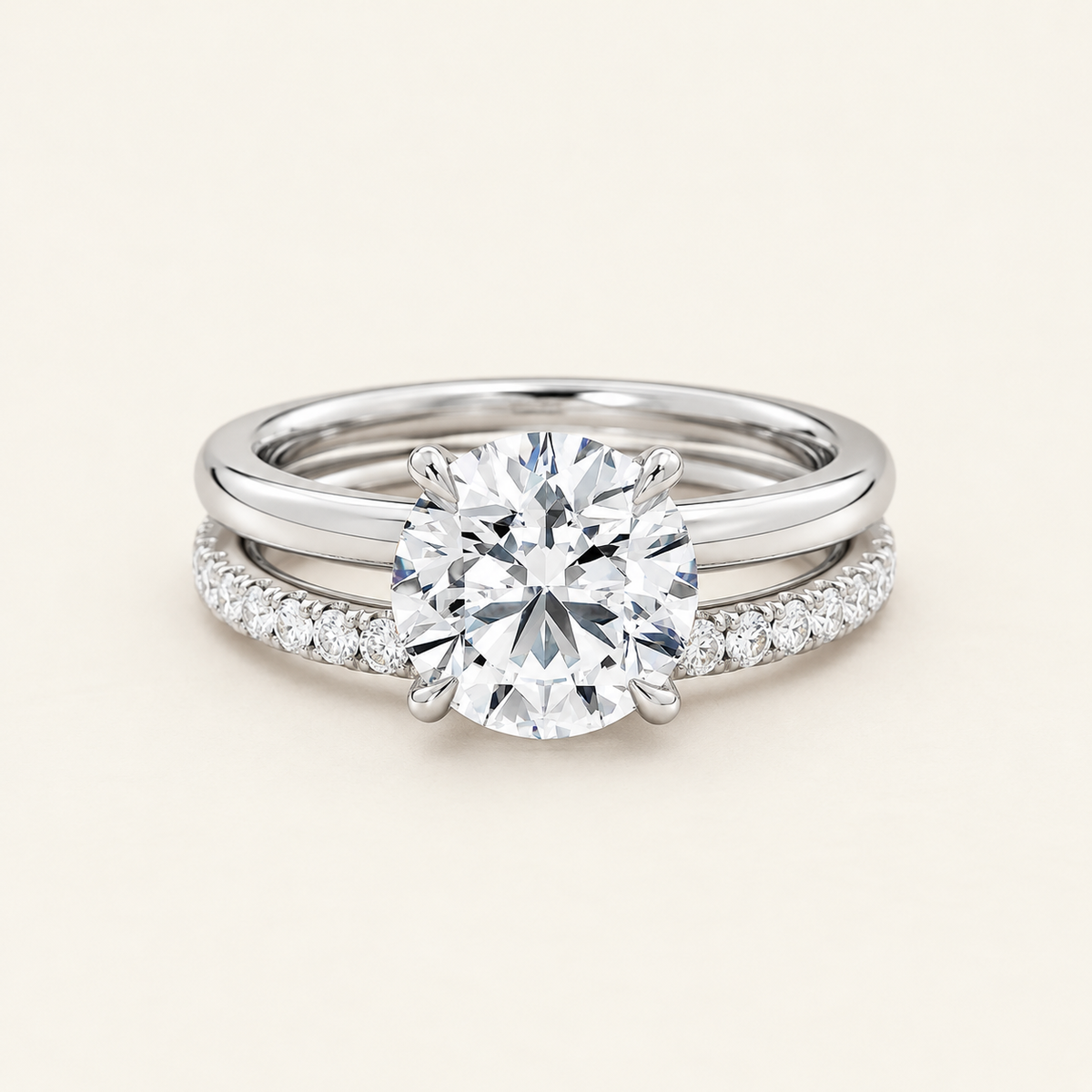 How to Choose the Best Wedding Band for a Solitaire Engagement Ring