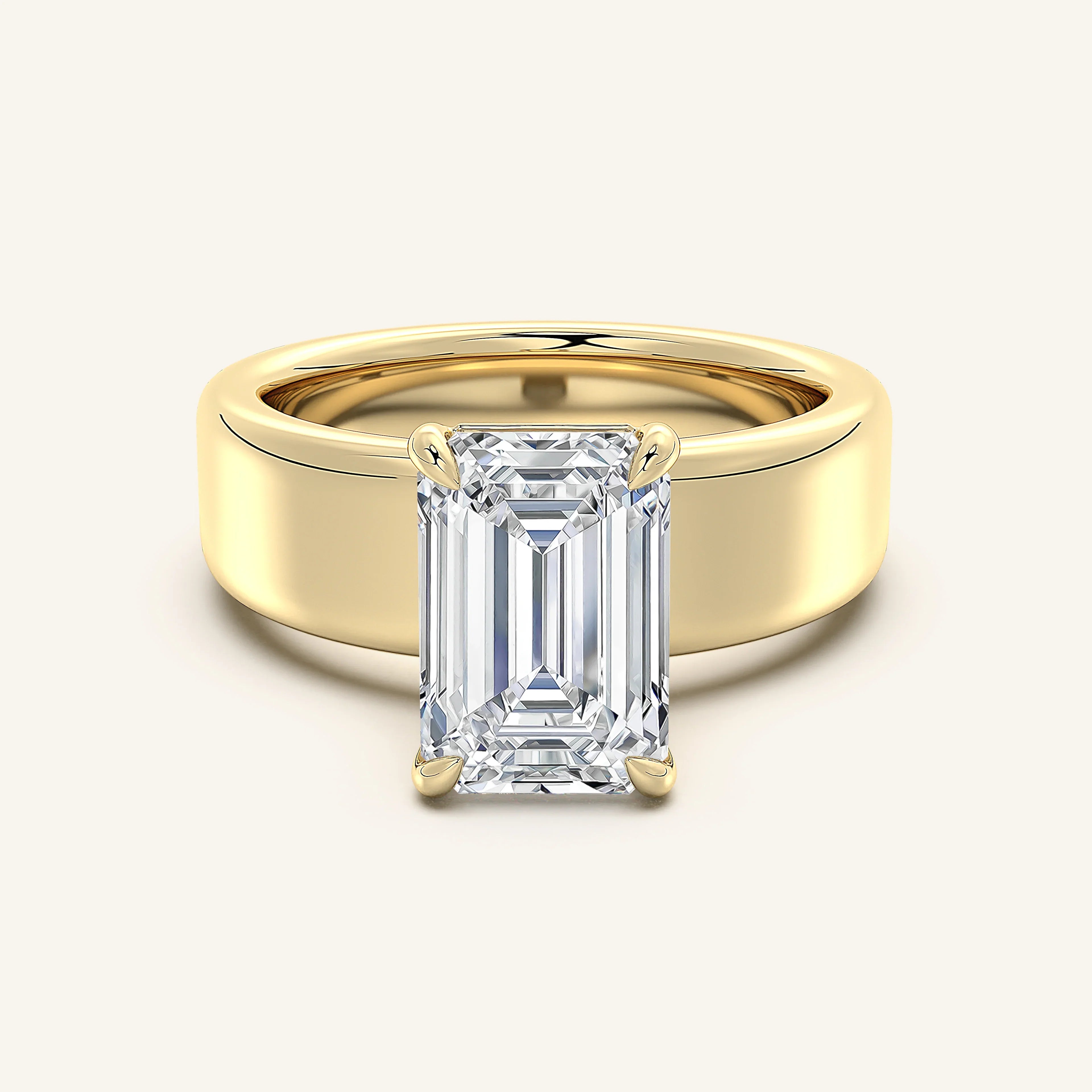 Trending Styles: Thick-Band Engagement Rings