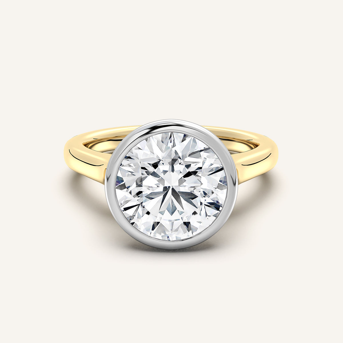 Bezel Set Engagement Rings