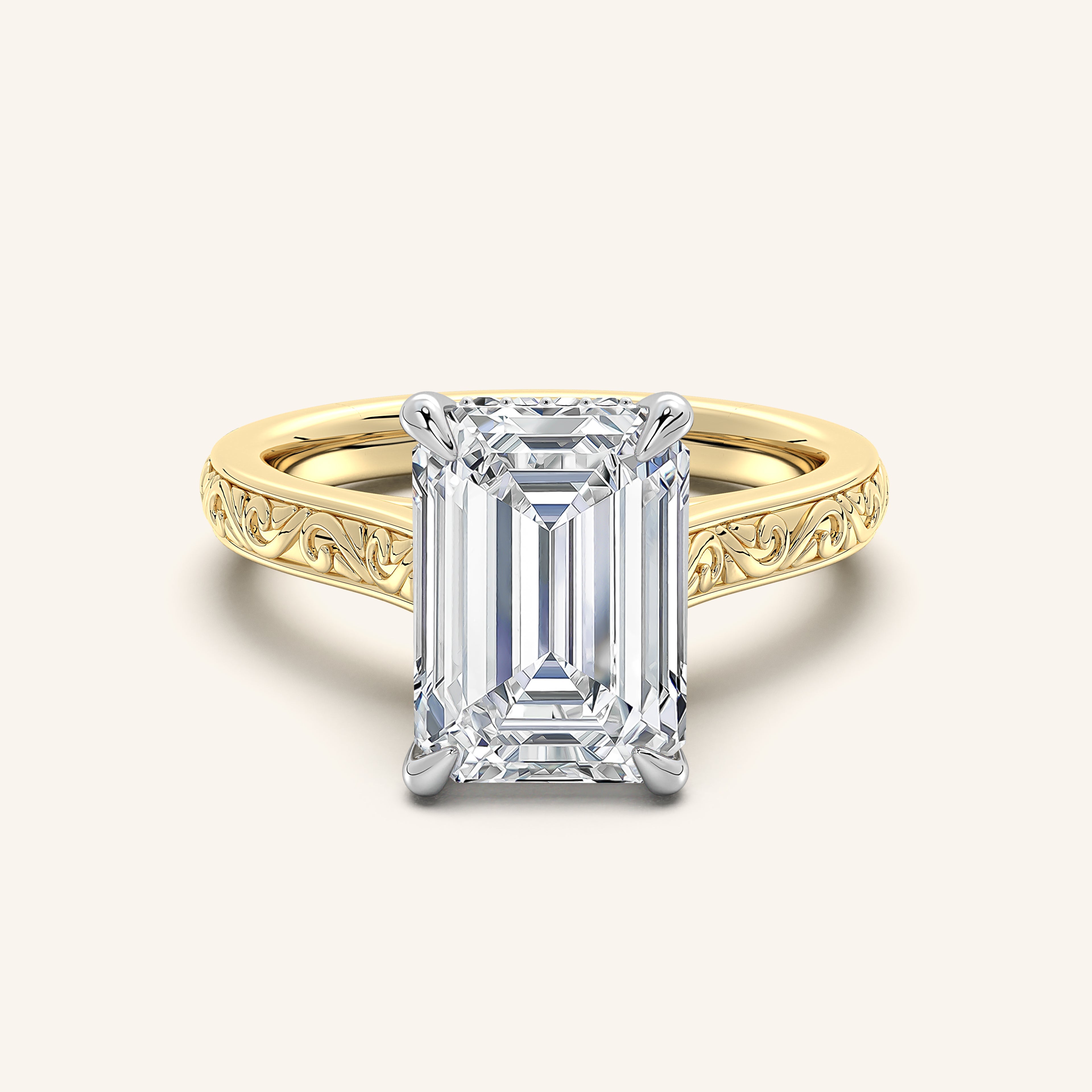 Emerald Cut Engagement Rings