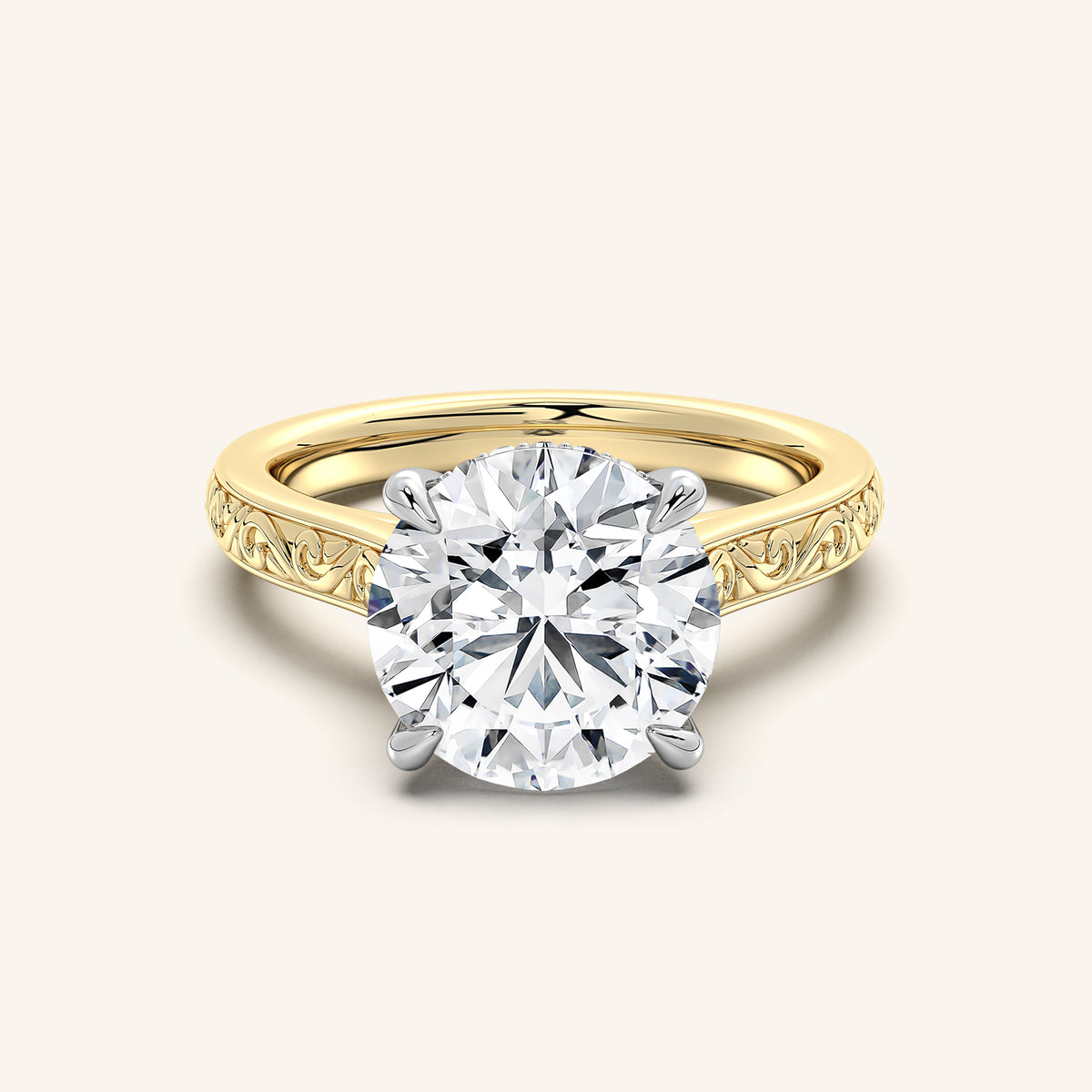 Round Engagement Rings