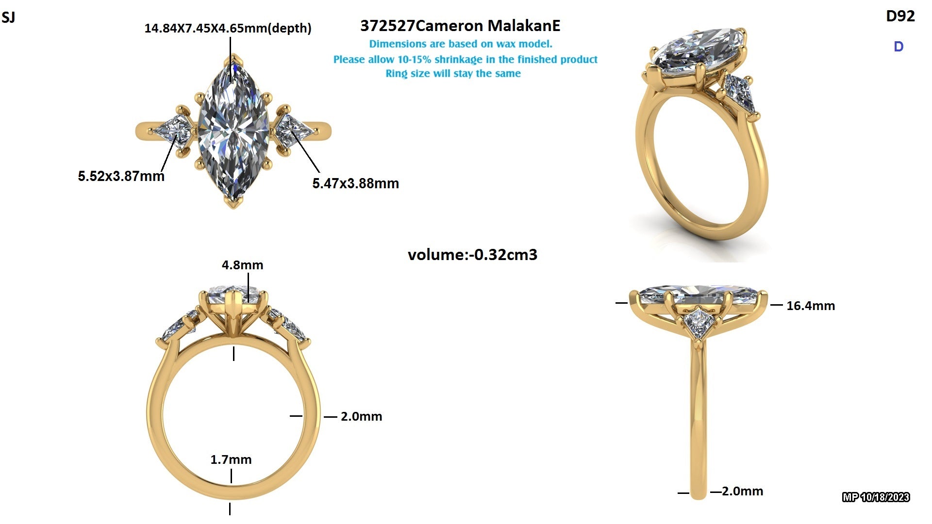 Dylan C. Custom Engagement Ring