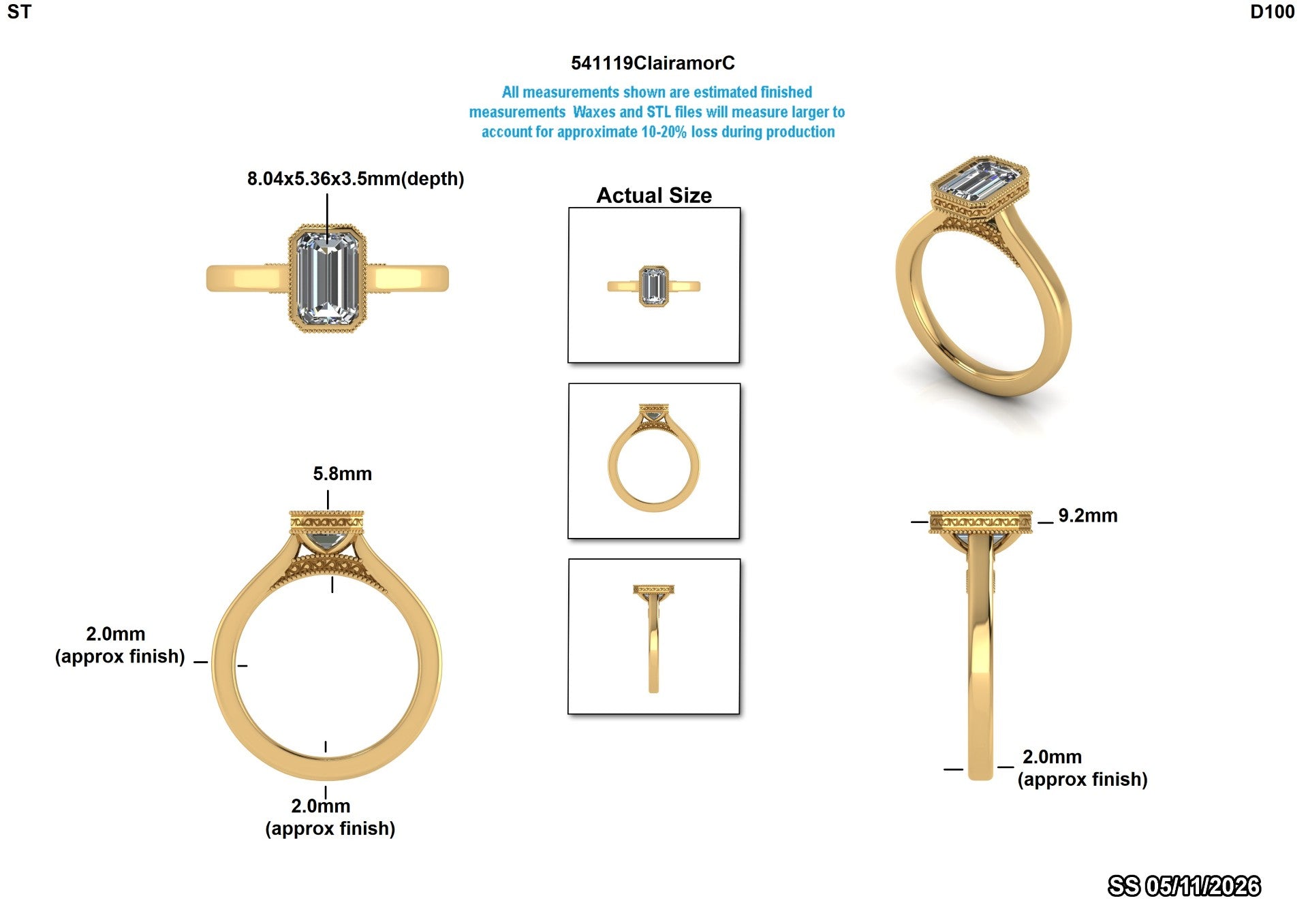 Luis P Custom Engagment Ring Design