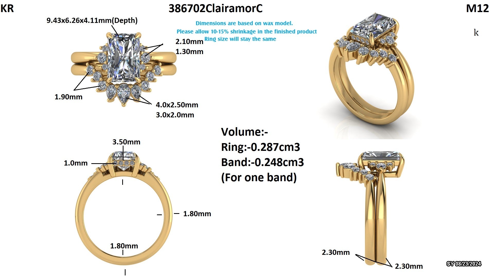 Lois Custom Wedding Band Design