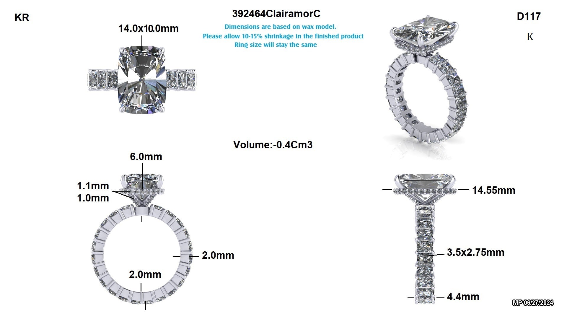 Dave V. Custom Engagement Ring