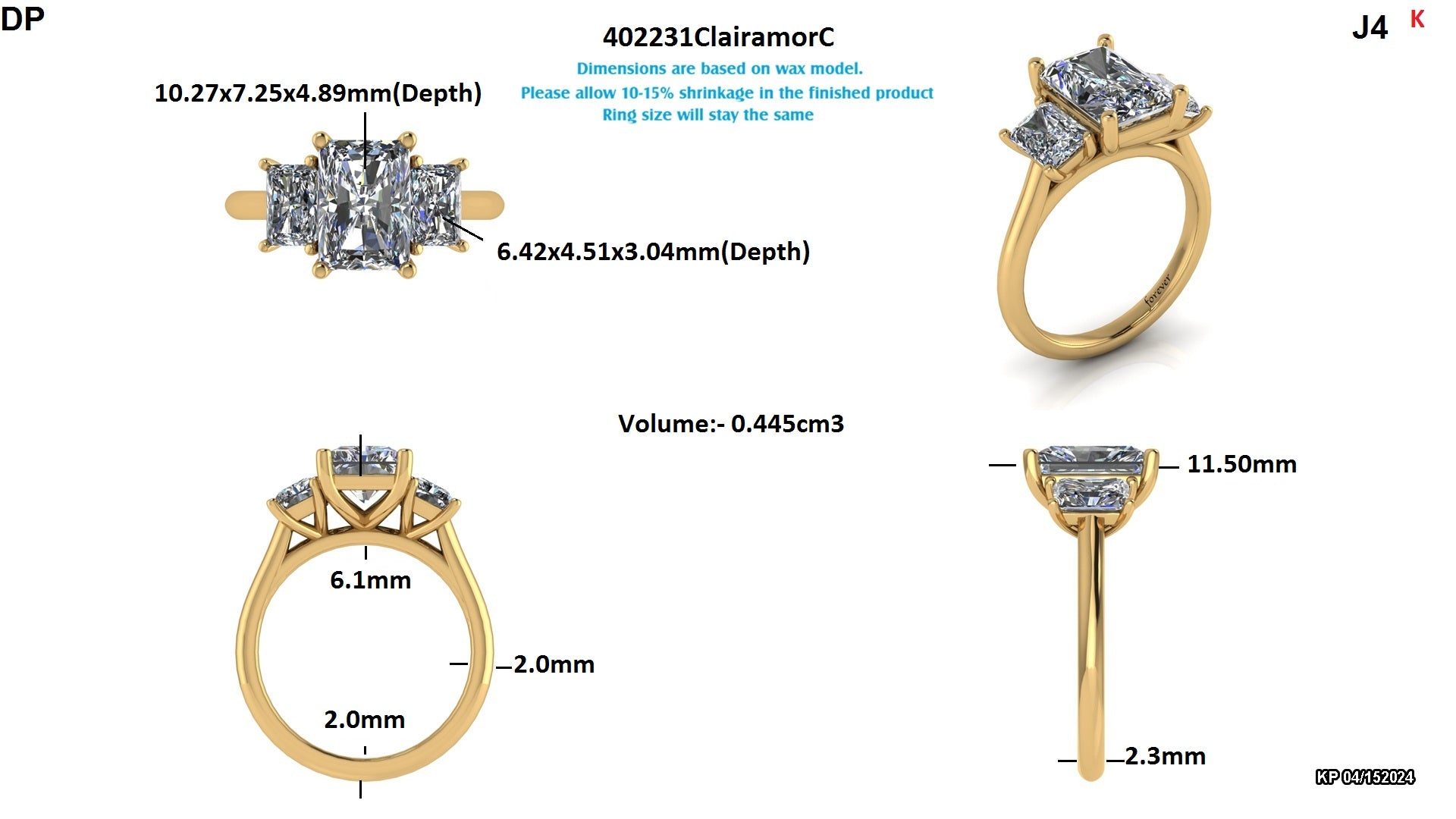 Brock M. Custom Engagement Ring