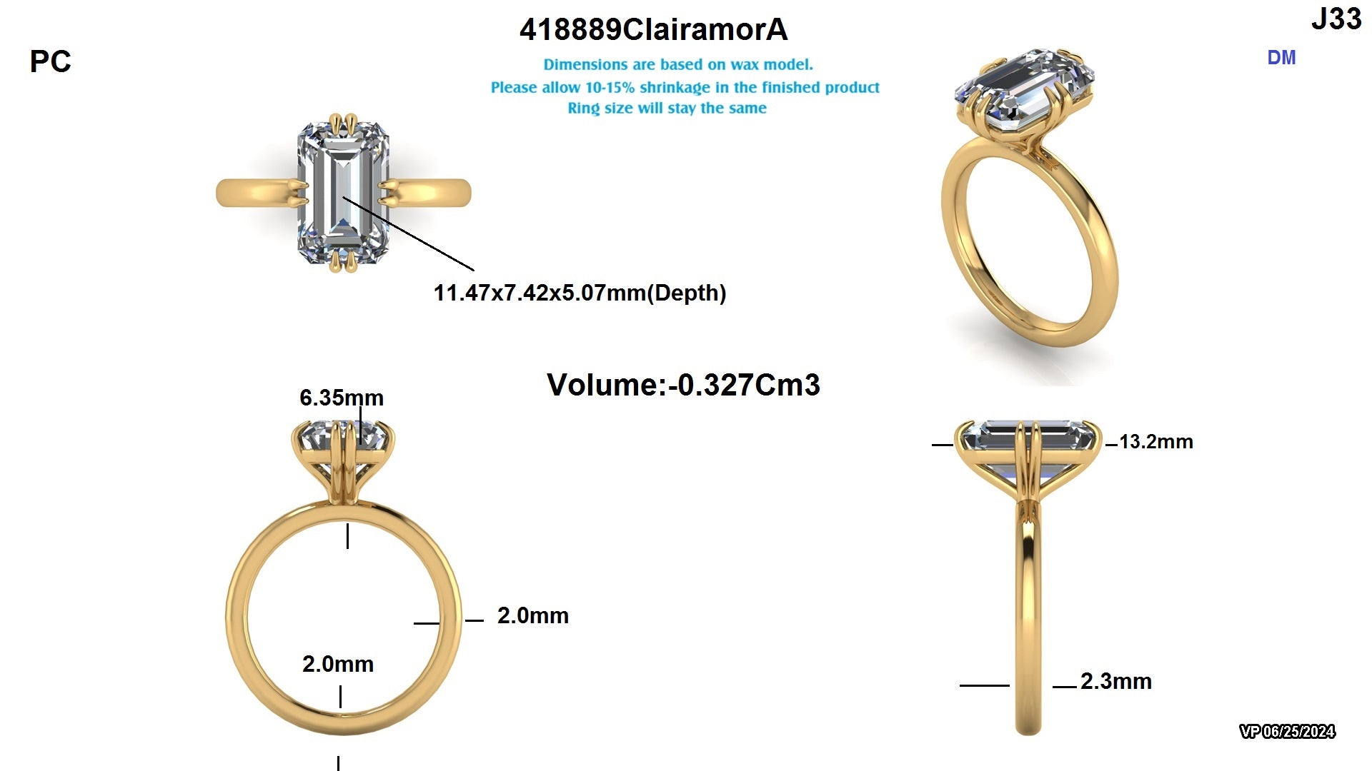 Liam H. Custom Engagement Ring