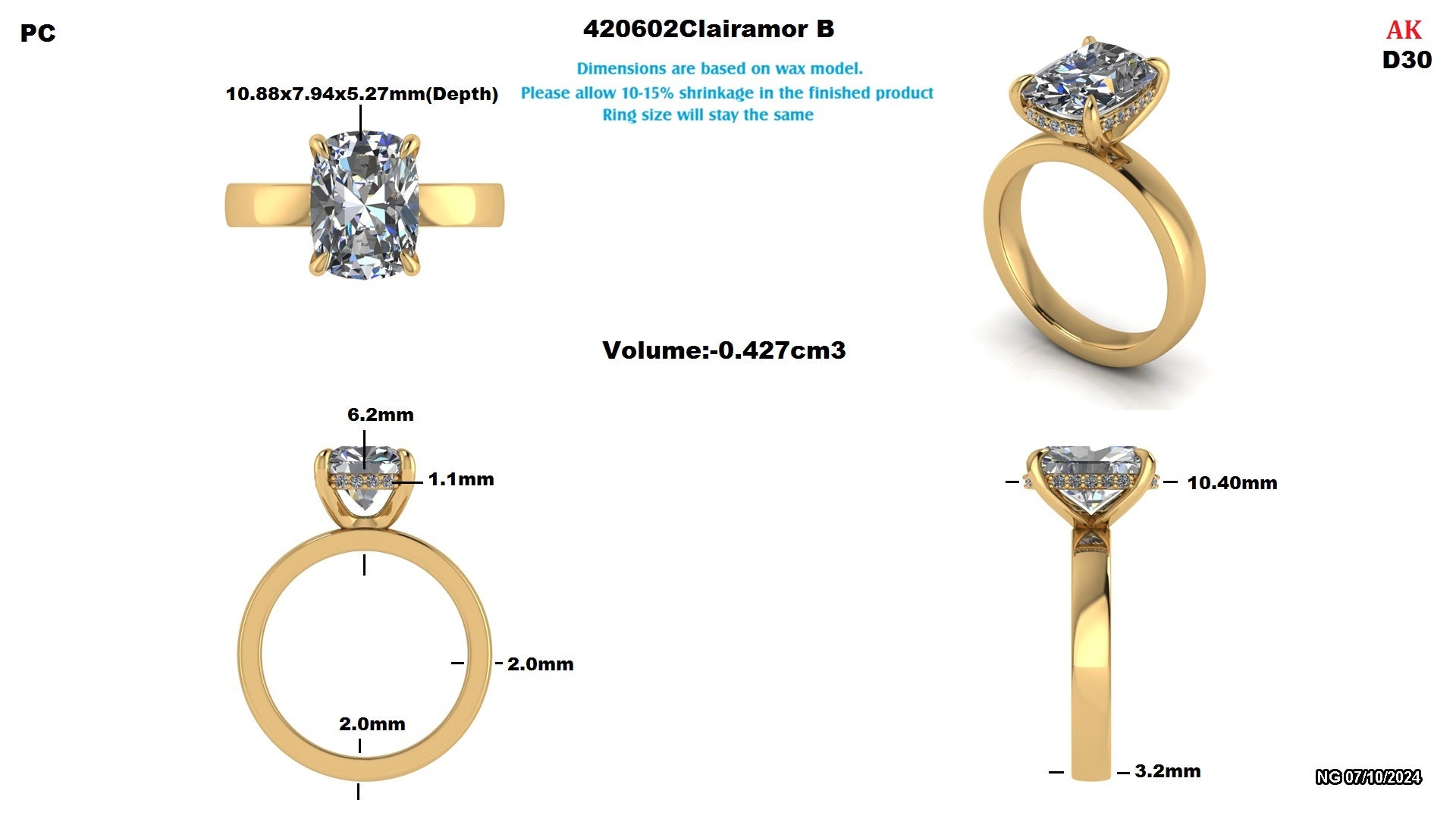 Ty S. Custom Engagement Ring