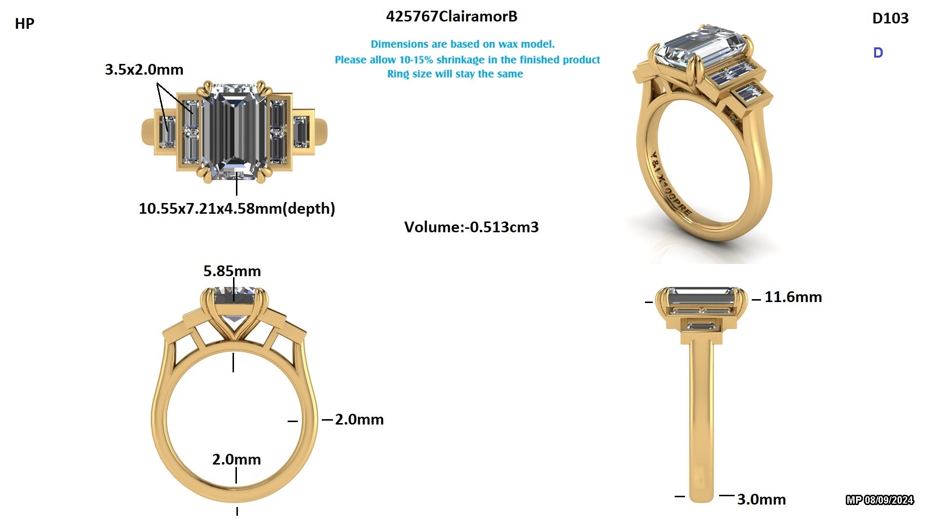 Antonio F. Custom Engagement Ring