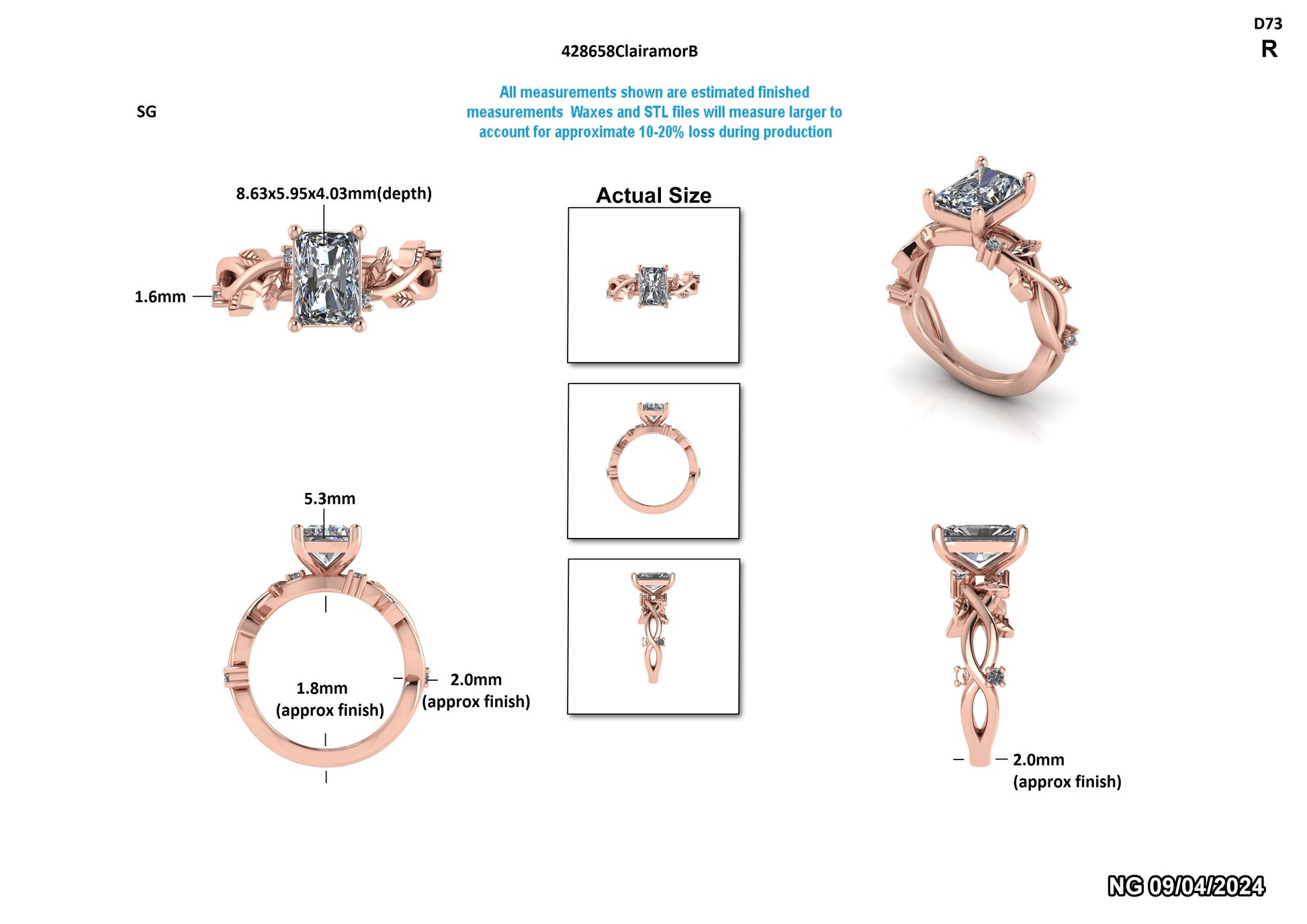 Calvin A. Custom Engagement Ring