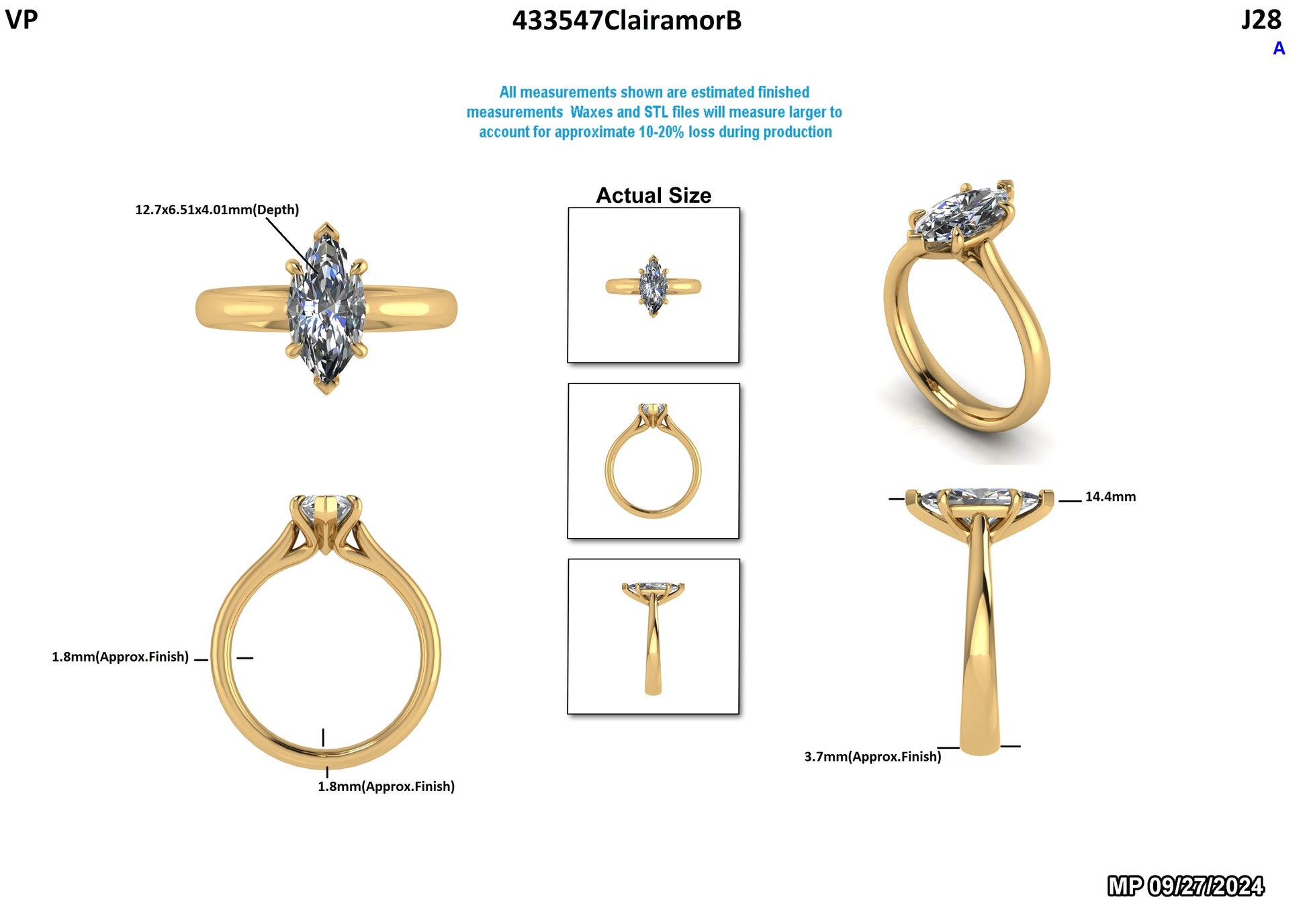 Antony R. Custom Engagment Ring