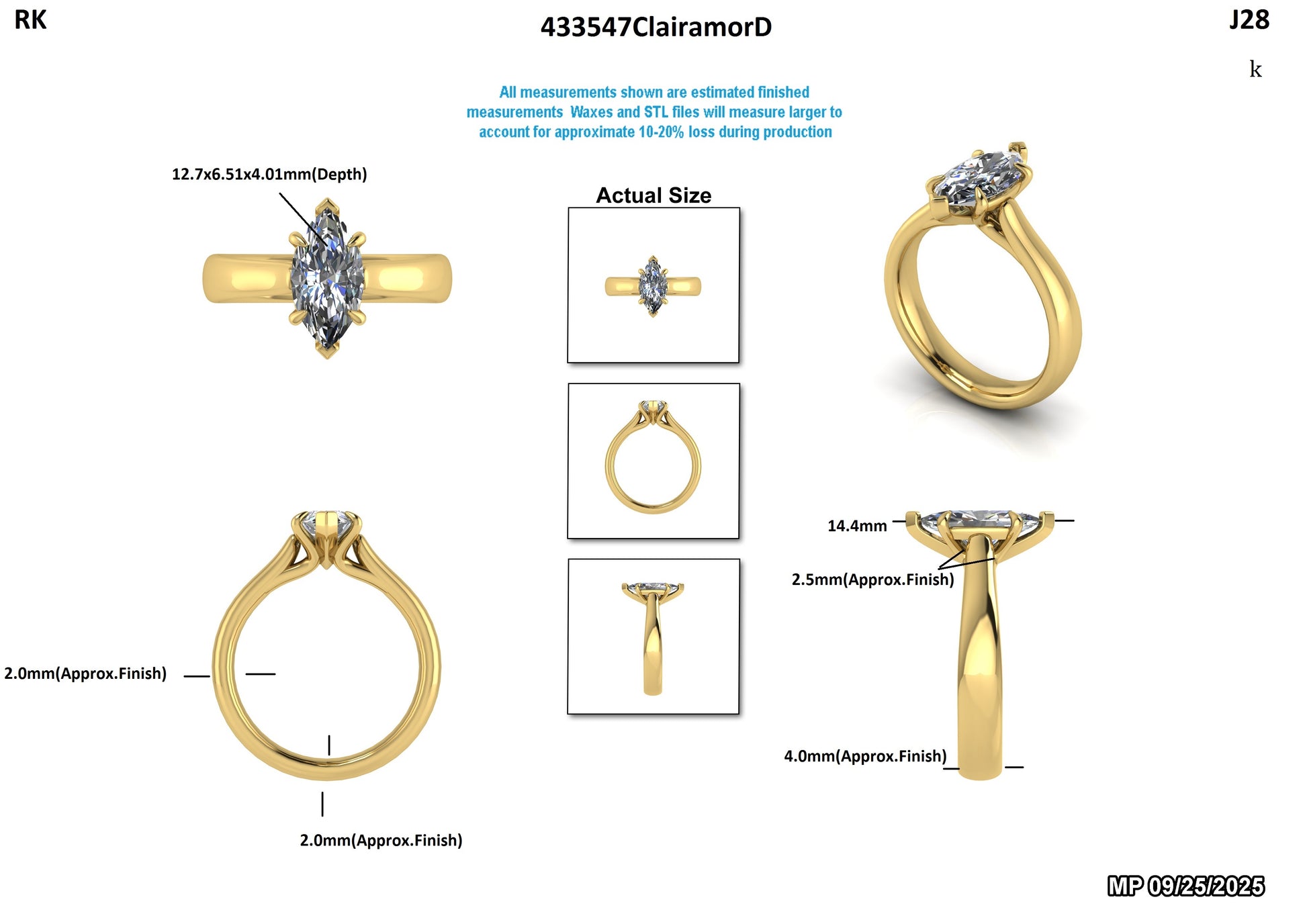 Naomi D. Custom Engagement Ring