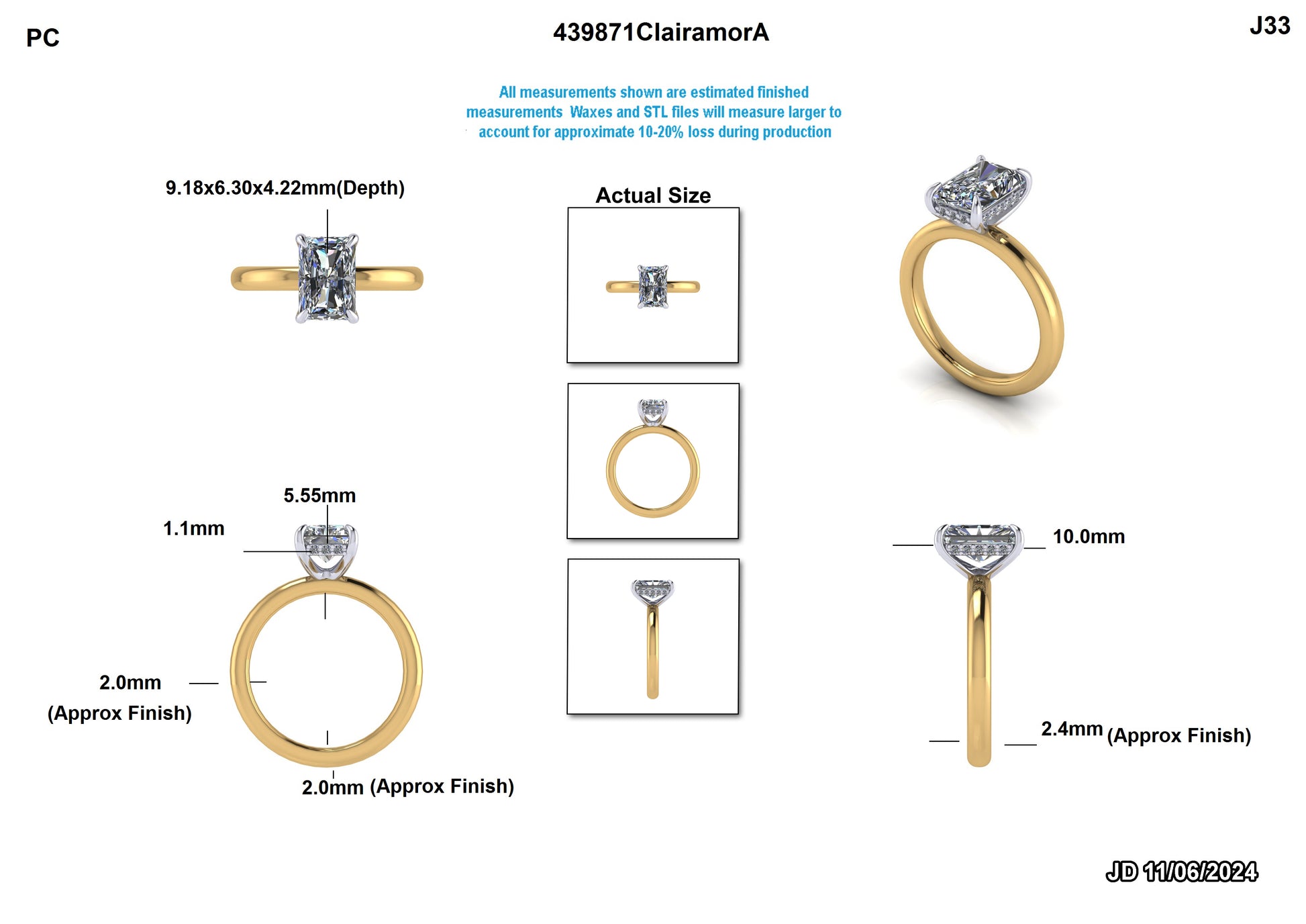 Tyler A. Custom Engagement Ring – CLAIRAMOR