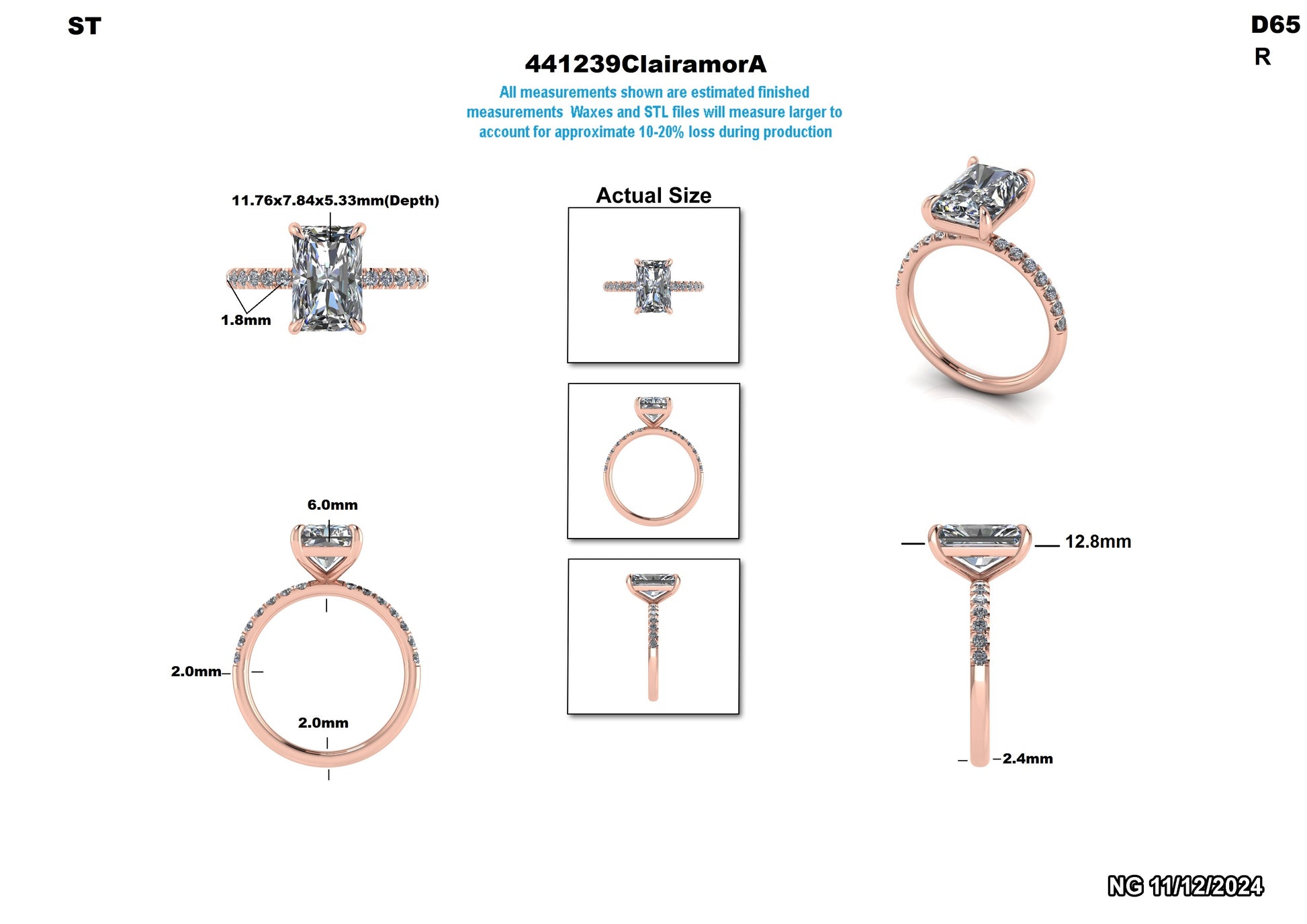 James C. Custom Engagement Ring