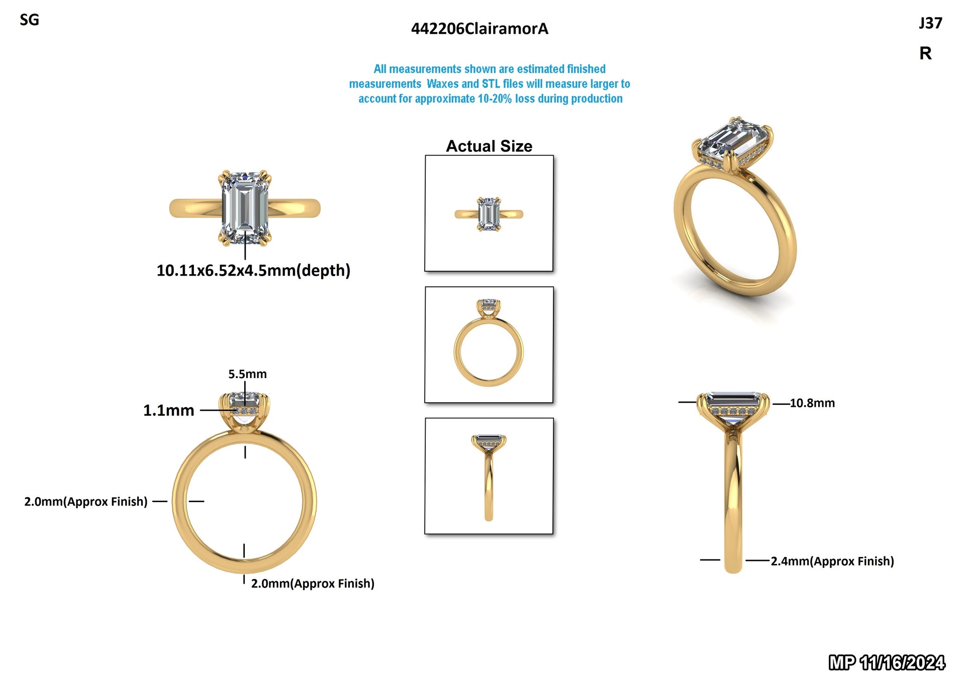 Maile S. Custom Engagement Ring