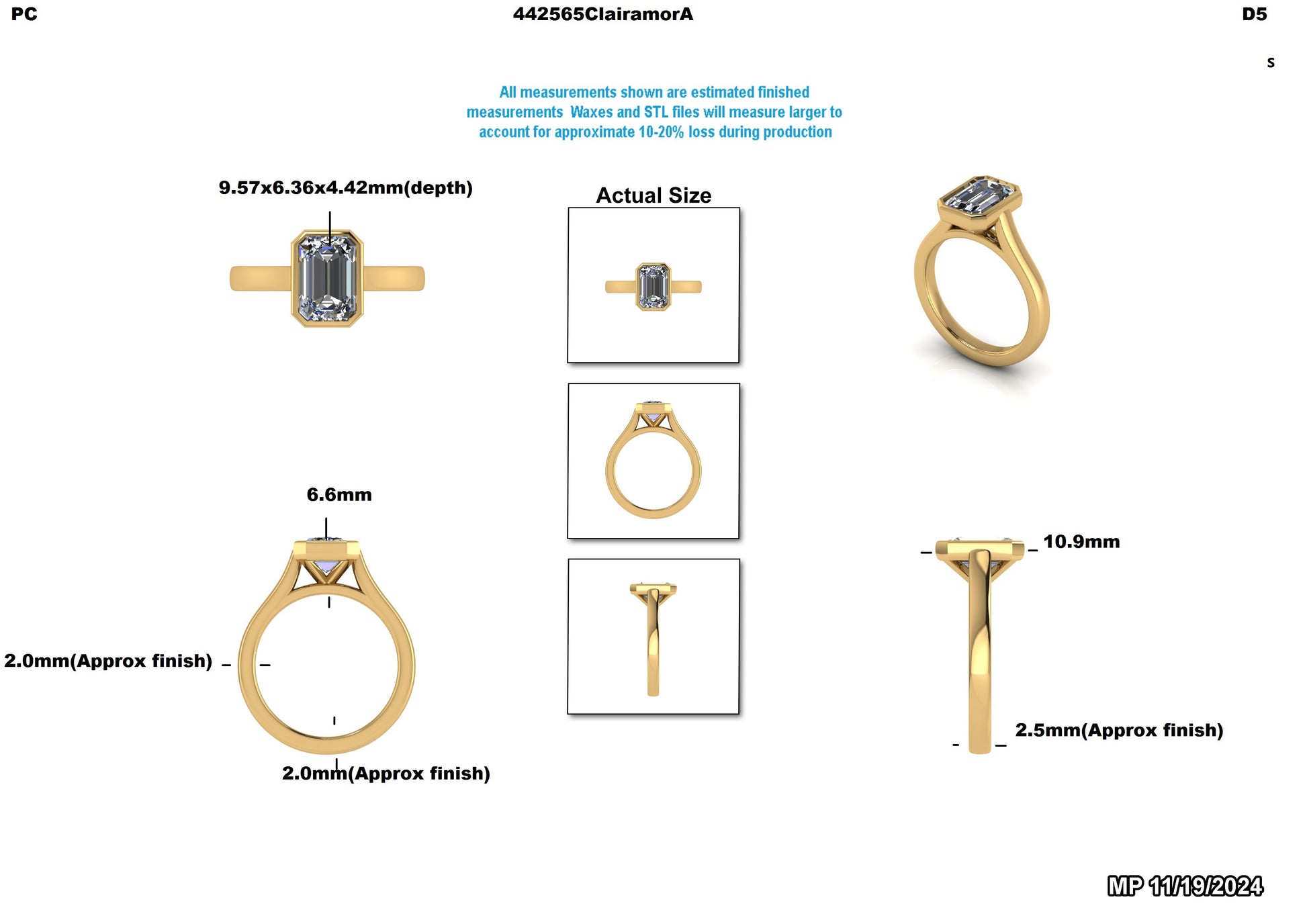 Tim F. Custom Engagement Ring