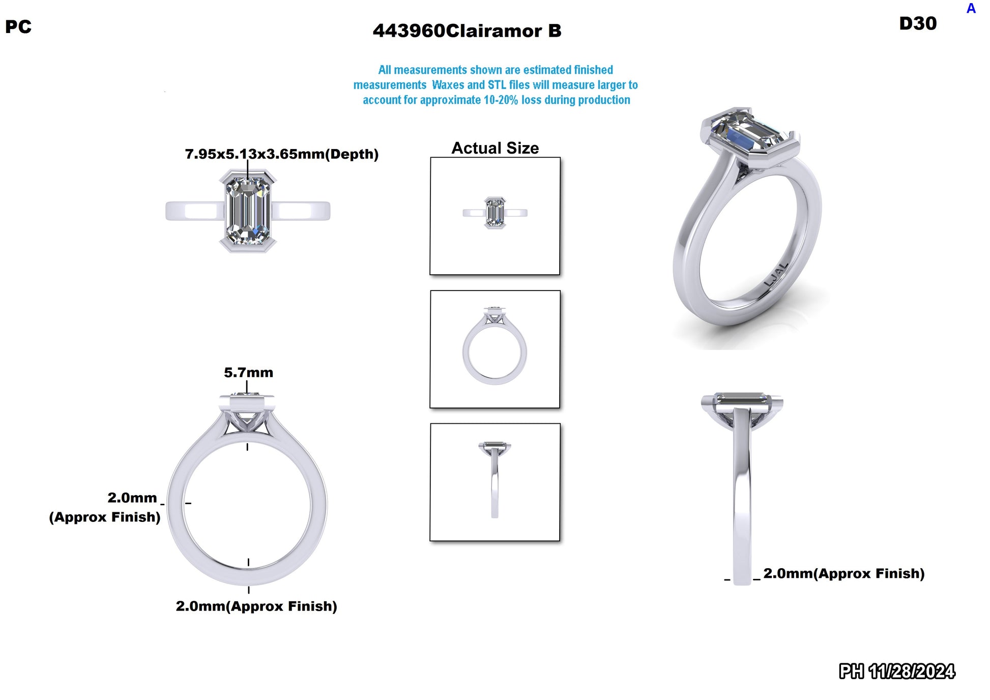 Riley O. Custom Engagement Ring