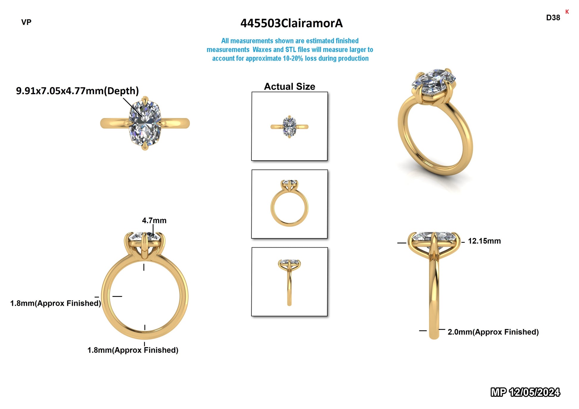 Michelle R. Custom Engagement Ring