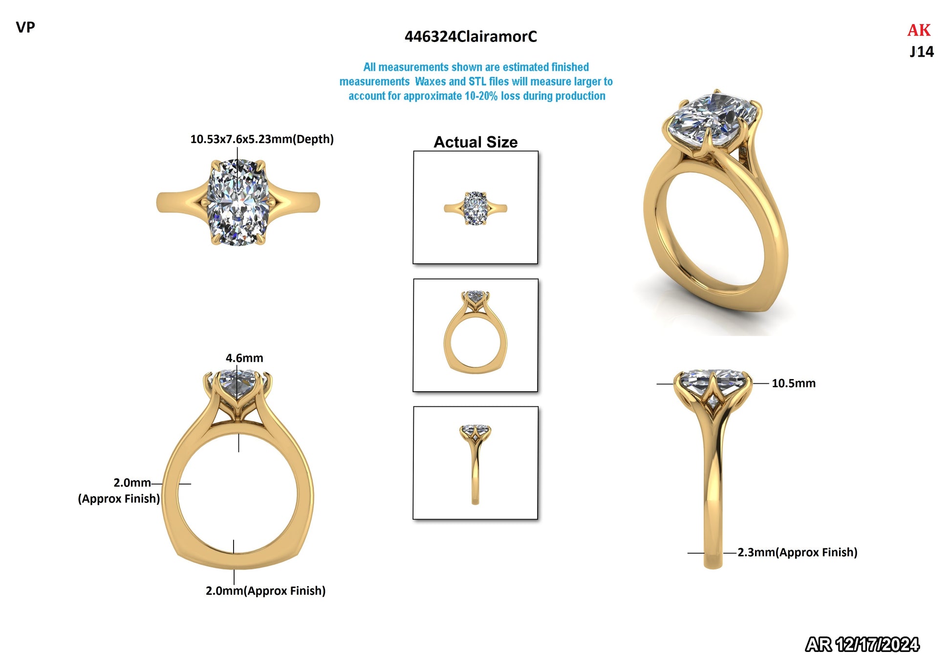 Gagan / Bav Custom Engagement Ring
