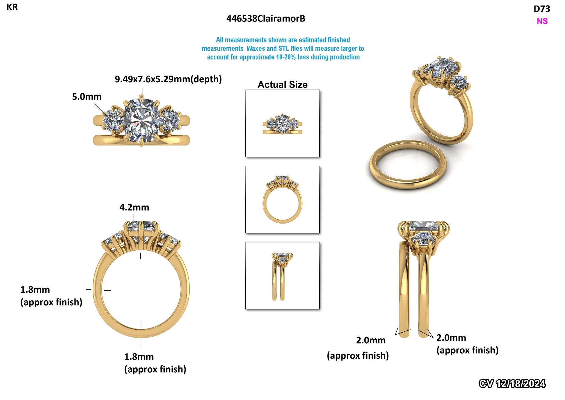 Amanda M. Custom Engagement Ring