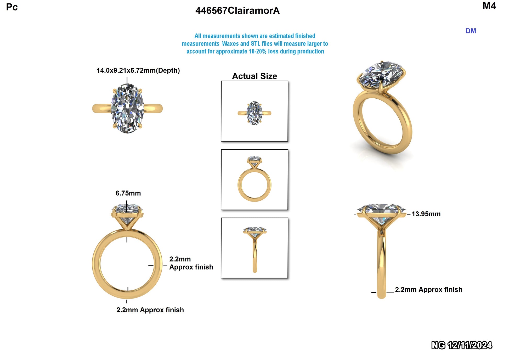 Anwar A. Custom Engagement Ring