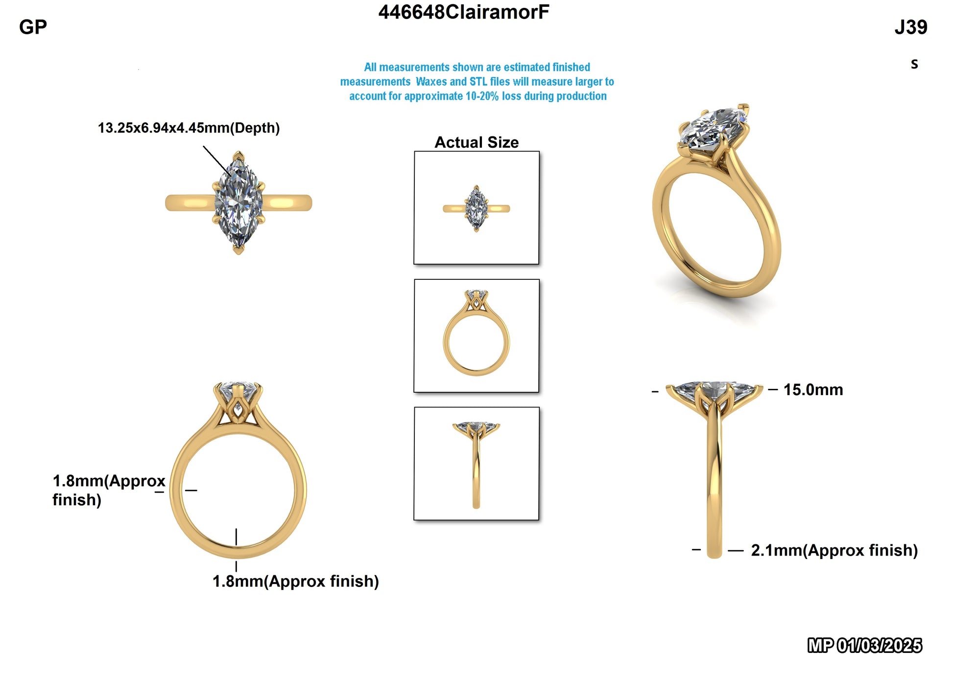 Muhammad W. Custom Engagement Ring