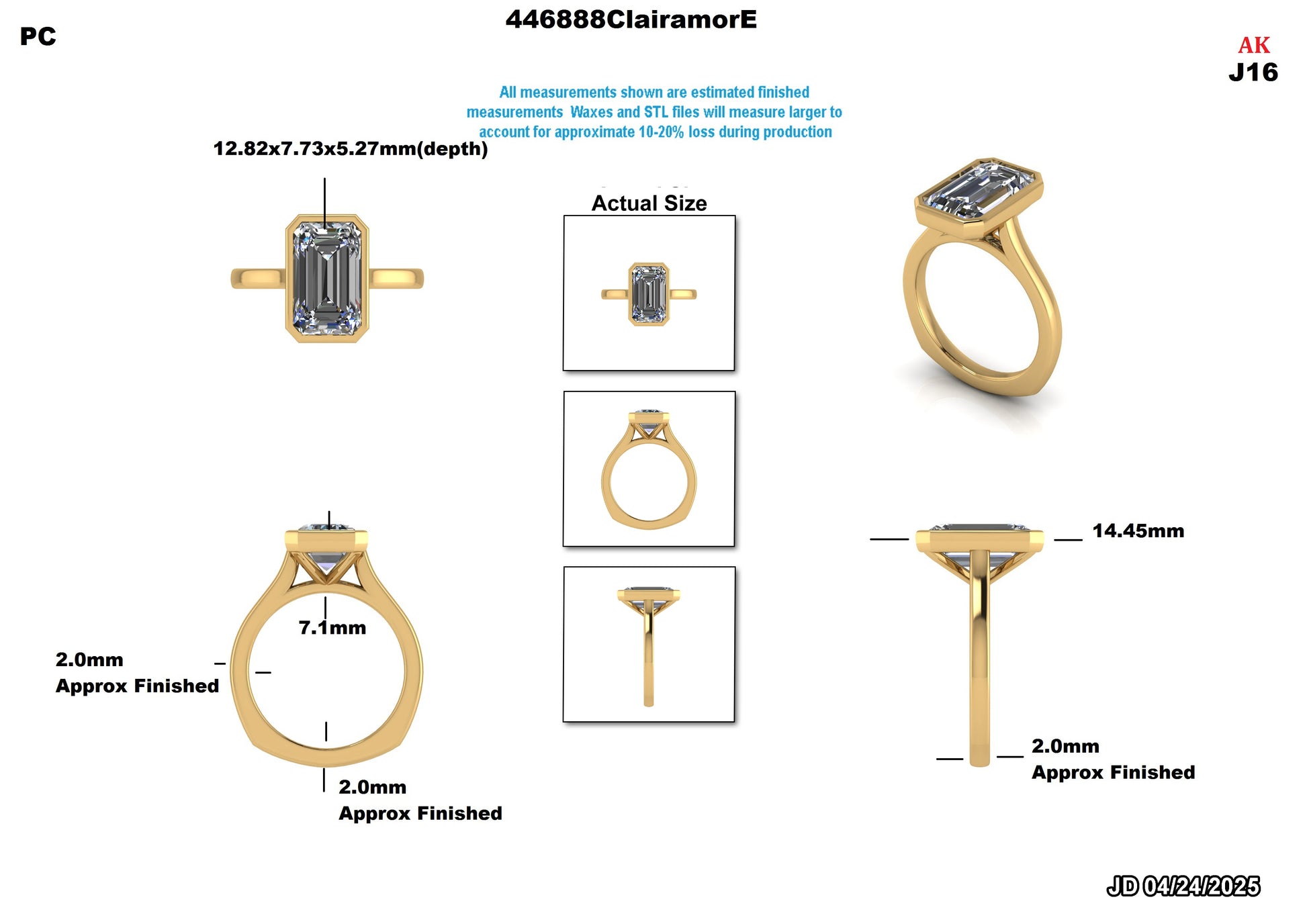Jake Z. Custom Engagement Ring