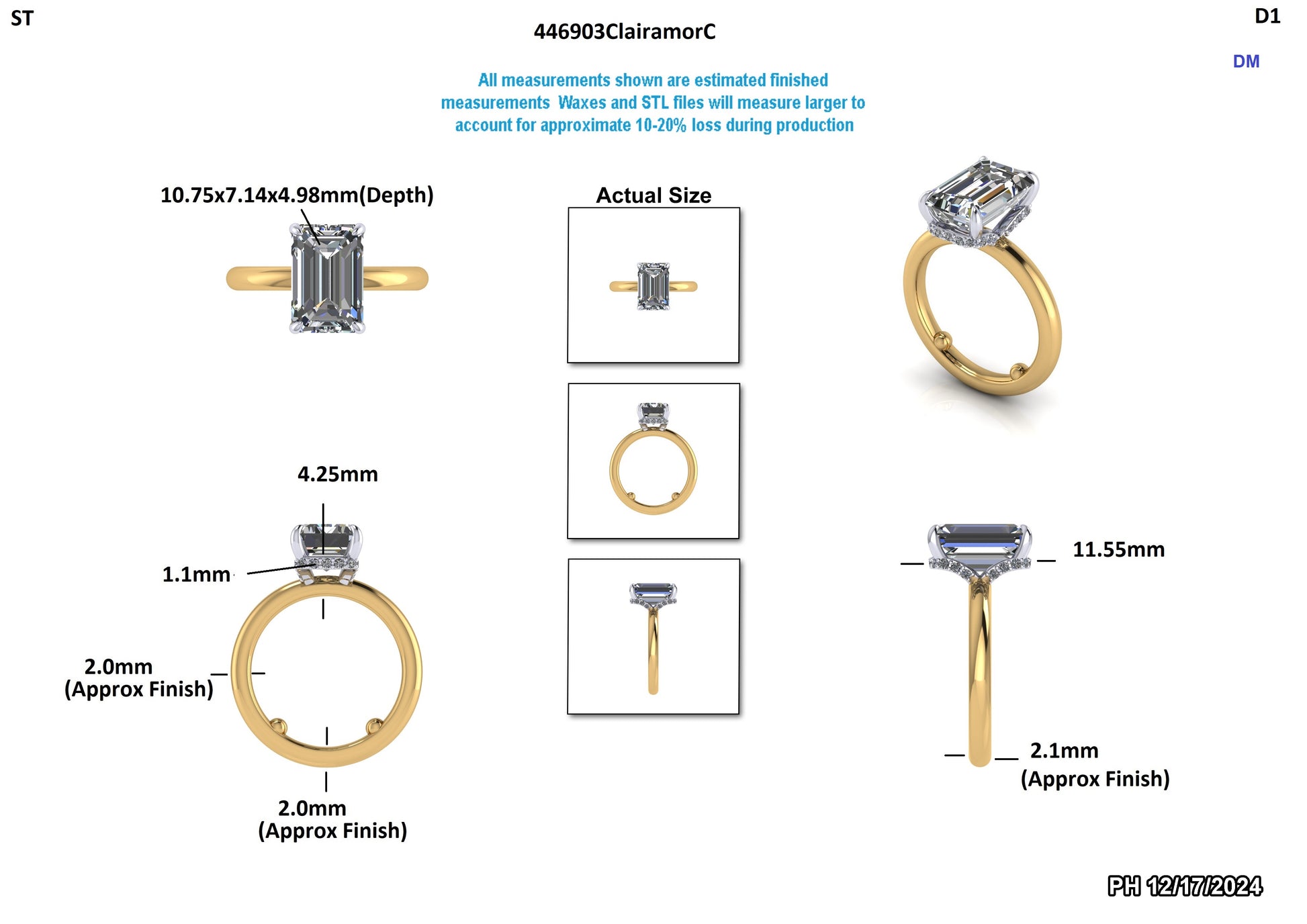 Stephen W. Custom Engagement Ring