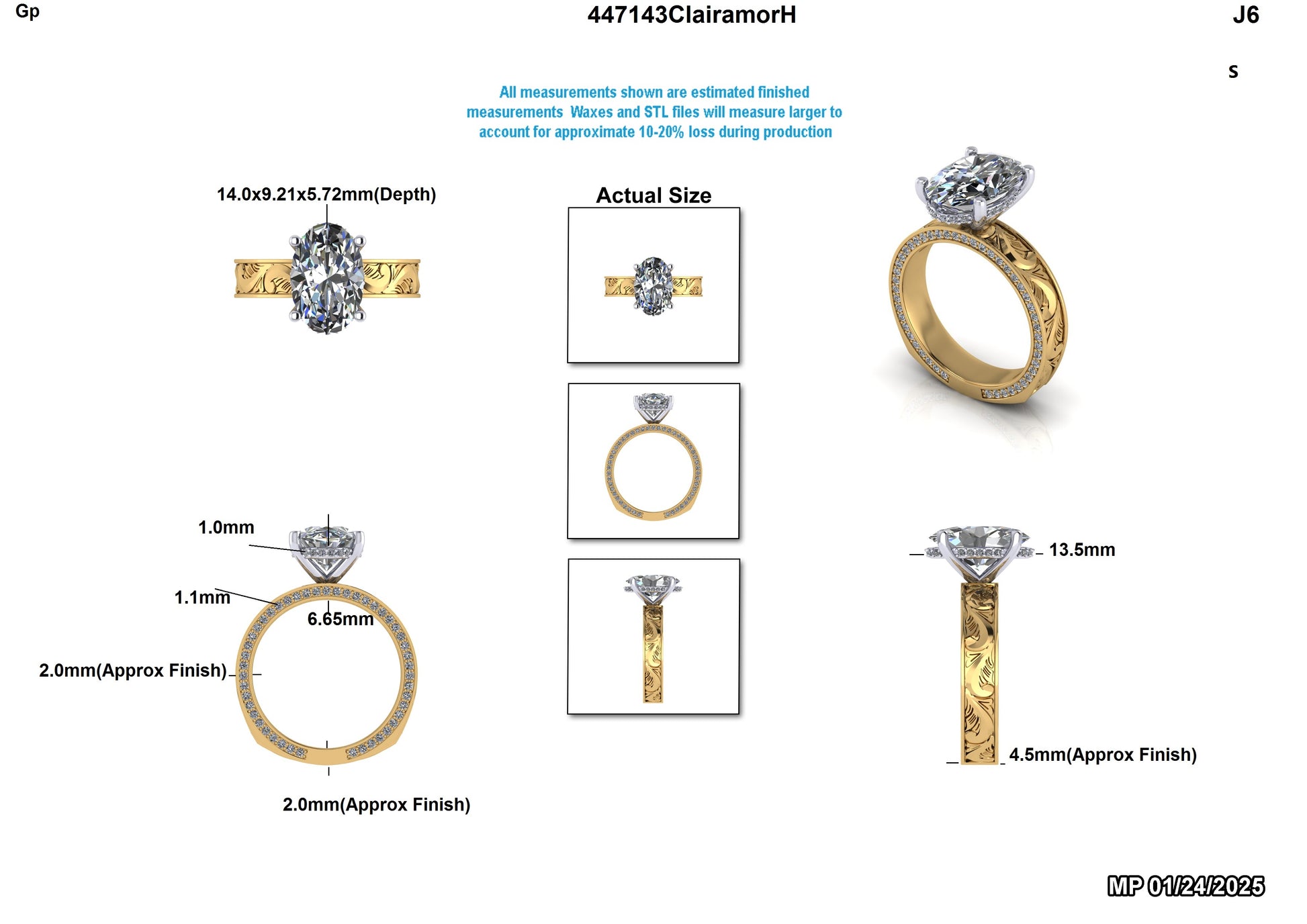 Madison O. Custom Engagement Ring #2