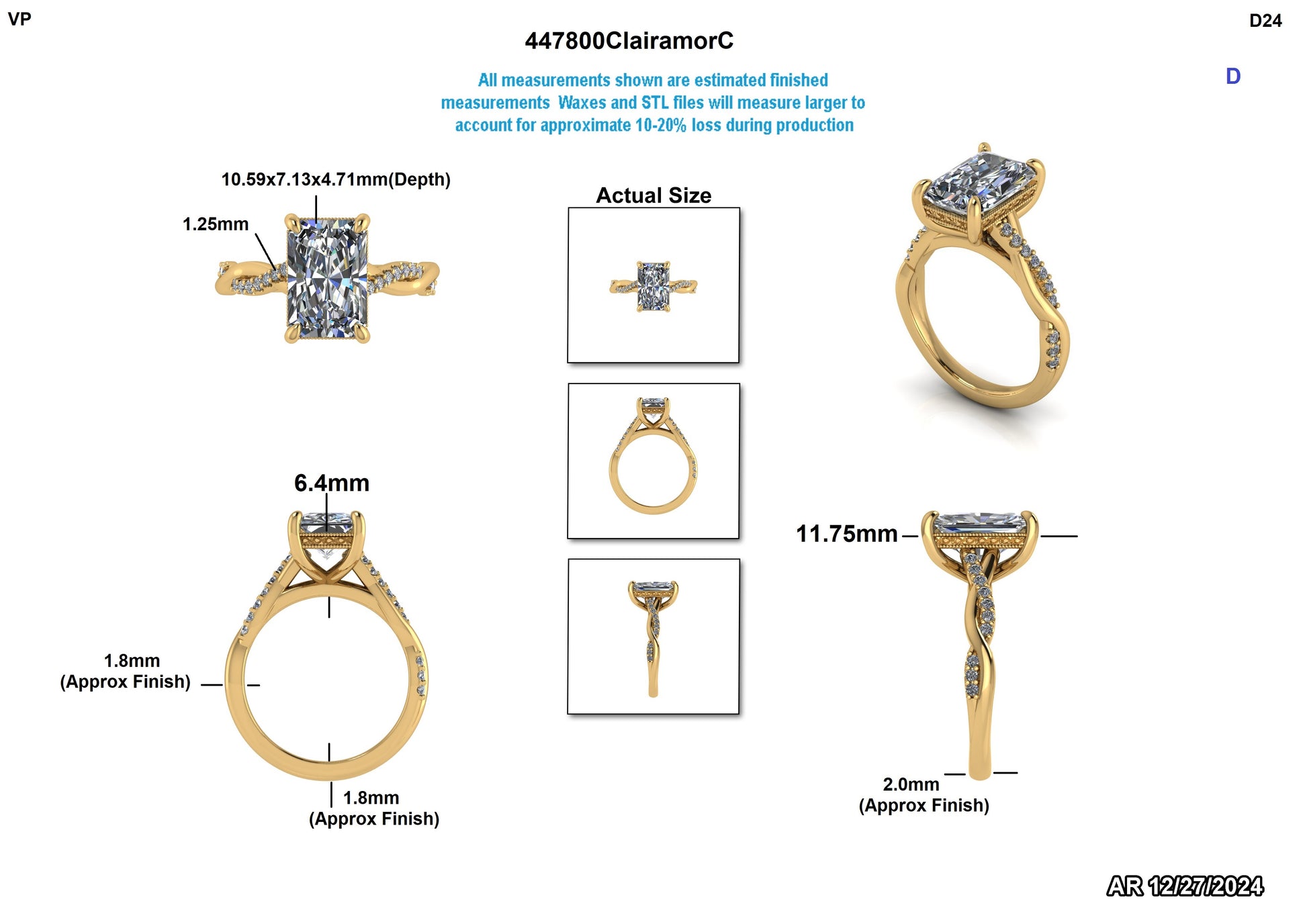 Mahfuza S. Custom Engagement Ring