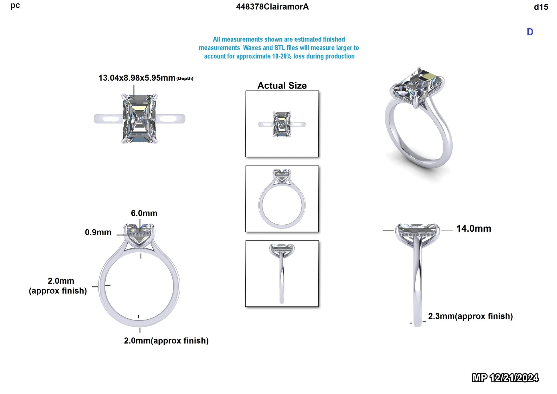 Adrian S. Custom Engagement Ring