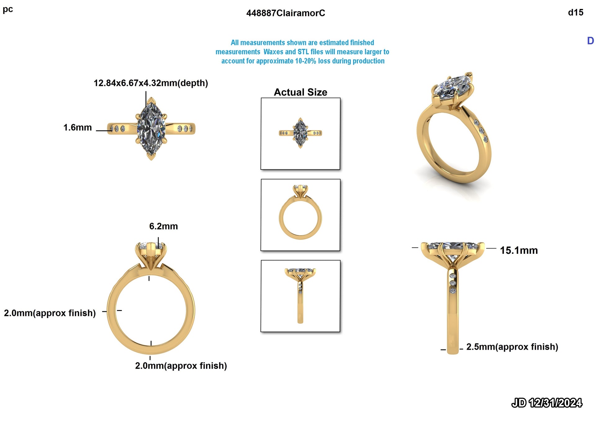 Ismael S. Custom Engagement Ring