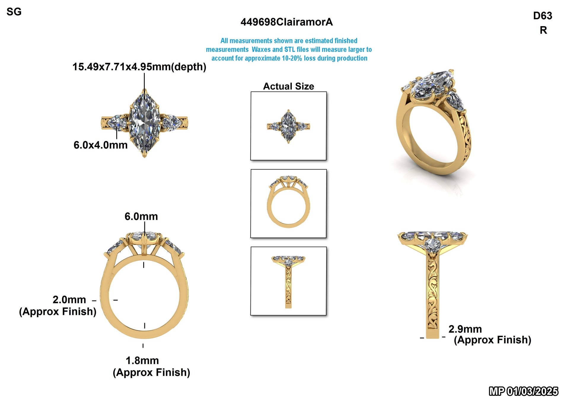 Tate H. Custom Engagement Ring