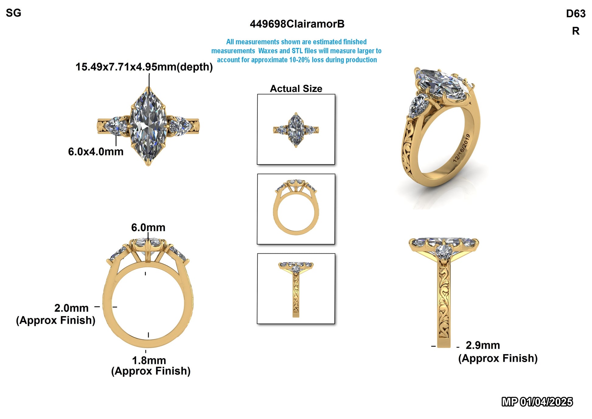 Alan V. Custom Engagement Ring