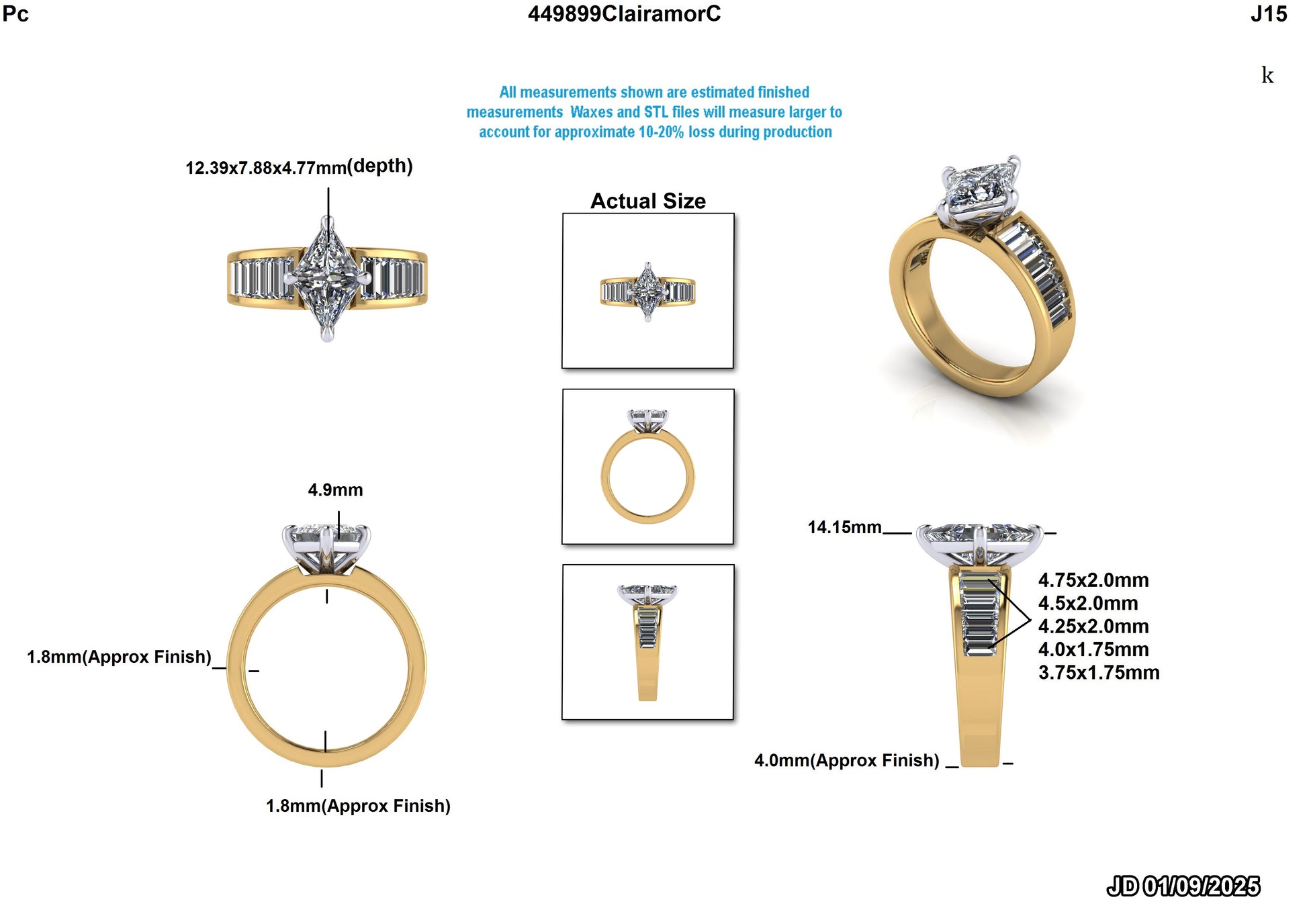 Genet L. Custom Engagement Ring