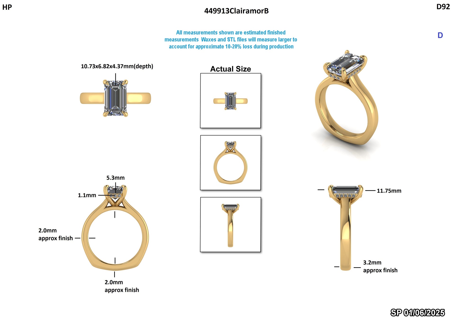 Steven J. Custom Engagement Ring
