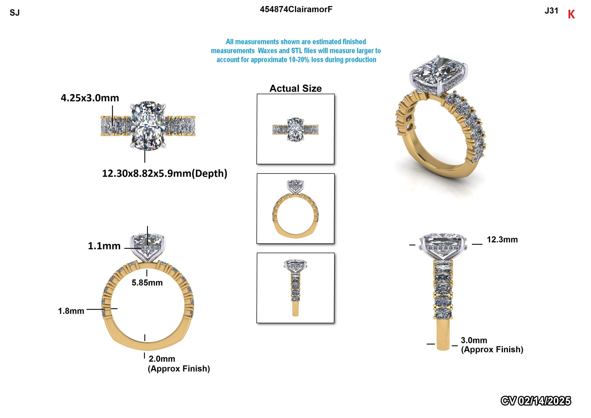 Jarel B - Chantel Custom Engagement Ring Design
