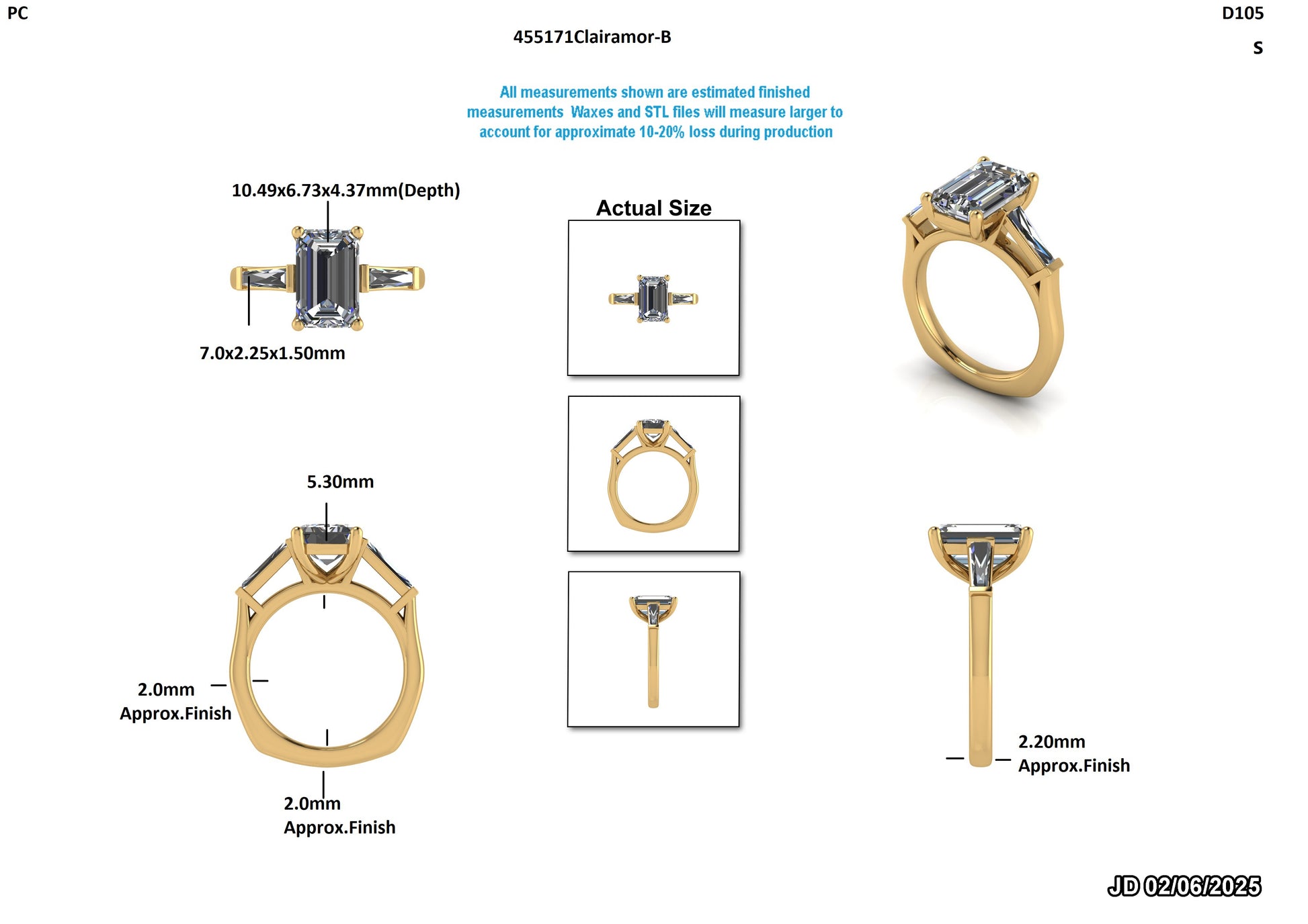 Jose G.M. Custom Engagement Ring