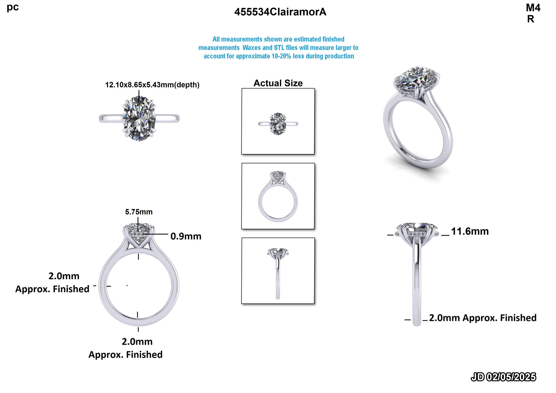 Sundae J. A. Custom Engagement Ring