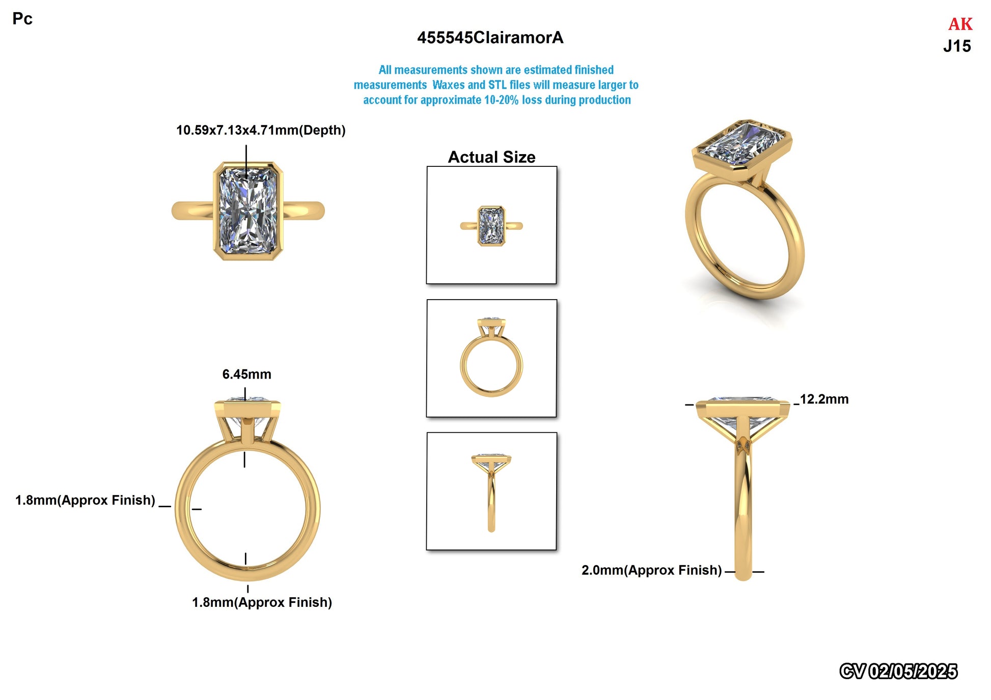 Brandon R. Custom Engagement Ring