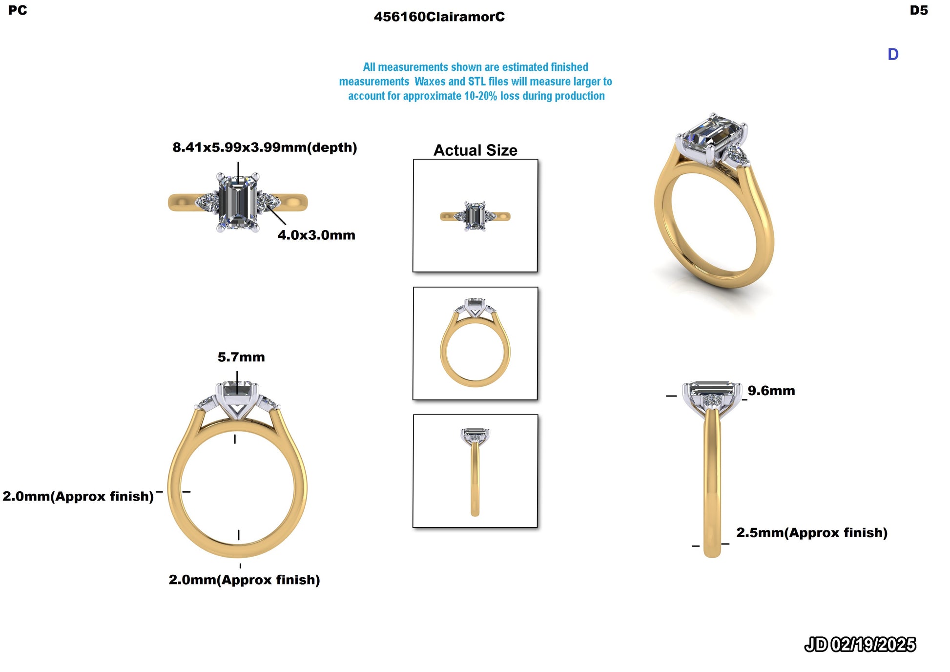 Albert M Custom Engagement Ring Design