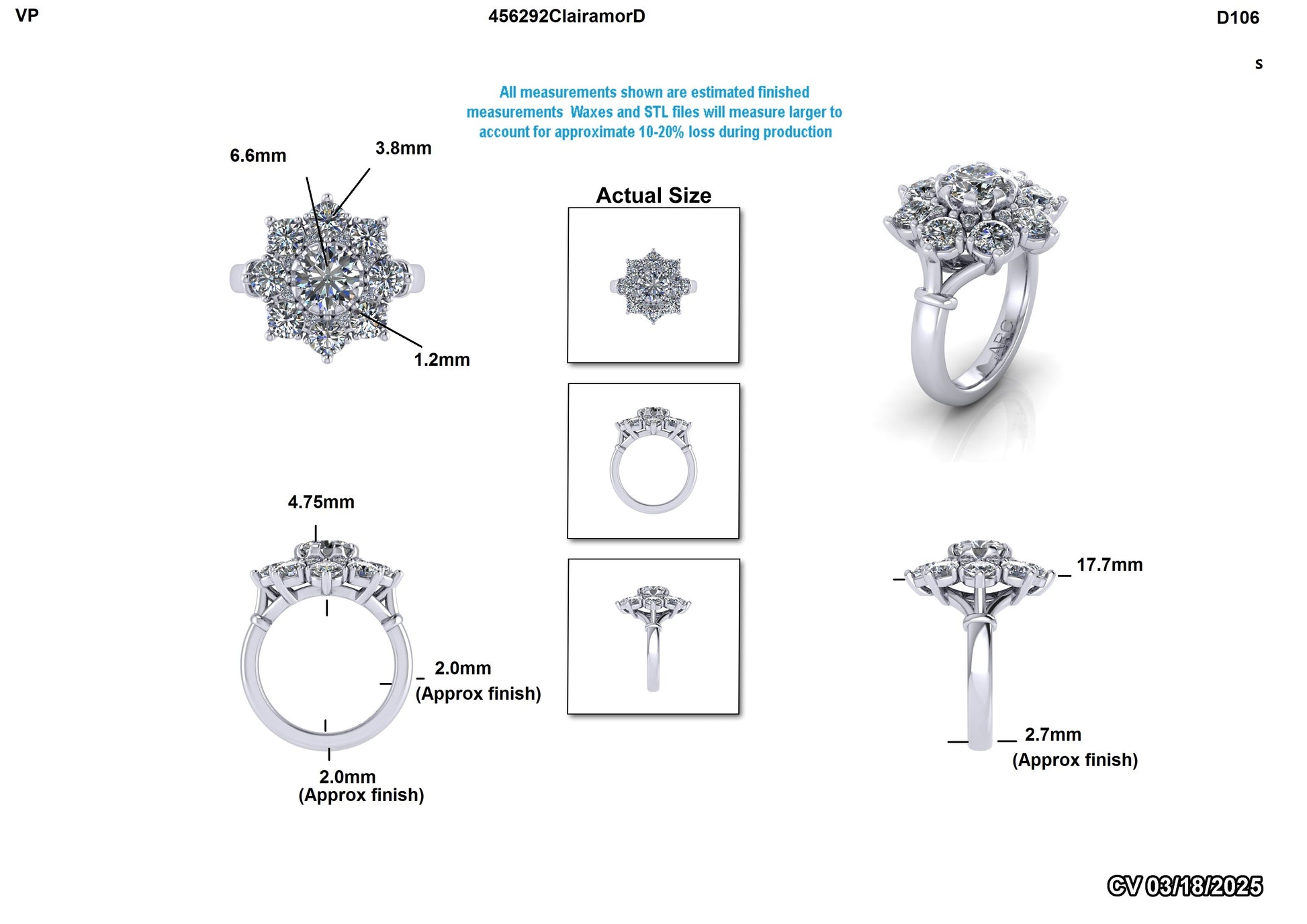 Diana H Custom Engagement Ring