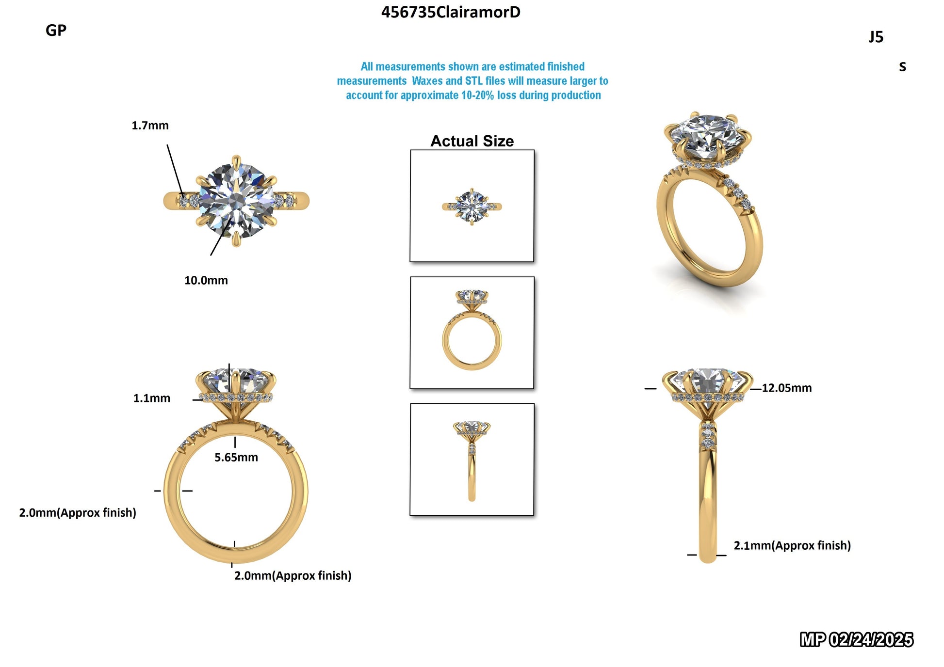 Christopher L. Custom Engagment Ring