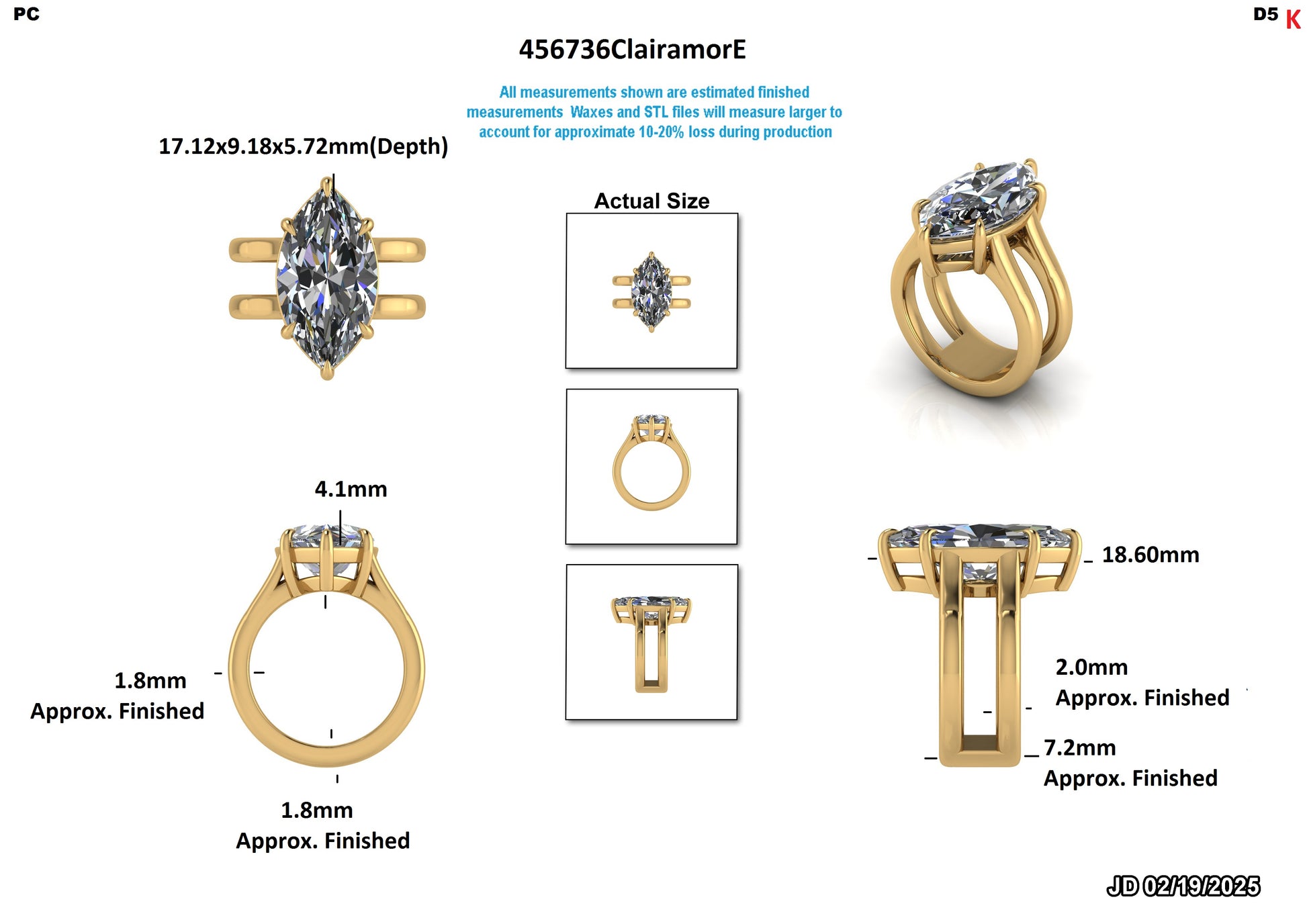Thera G. Custom Engagement Ring Deposit