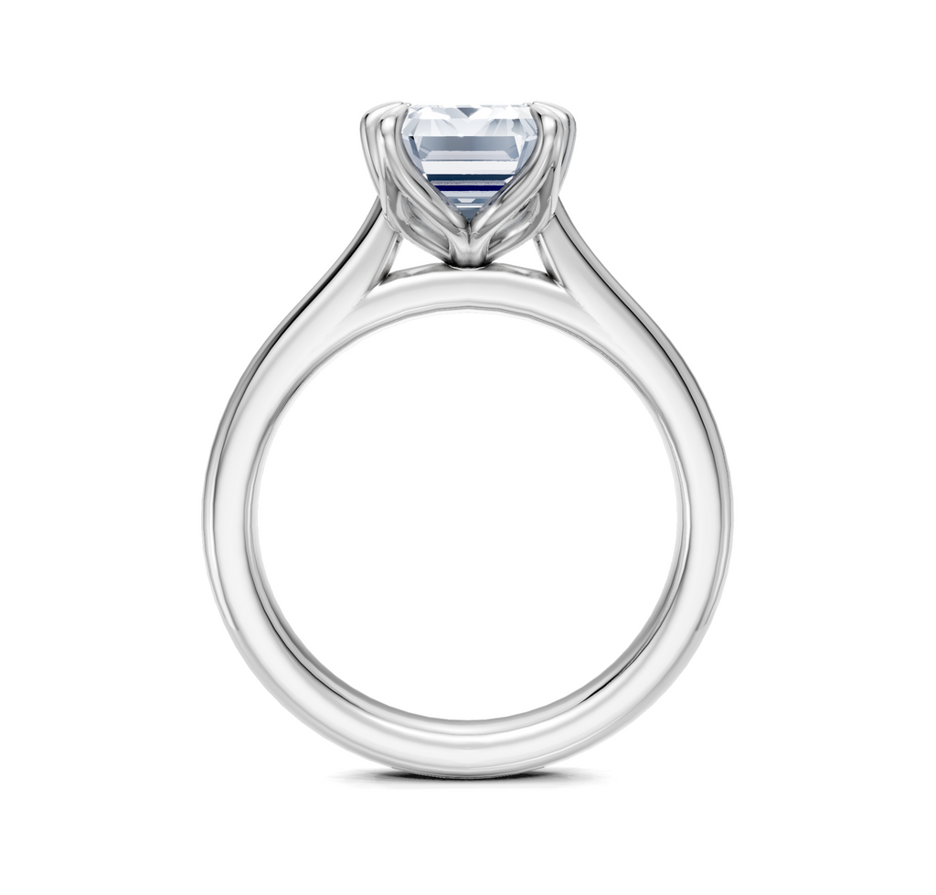 Image for Tulip Style Cathedral | 18k White Gold